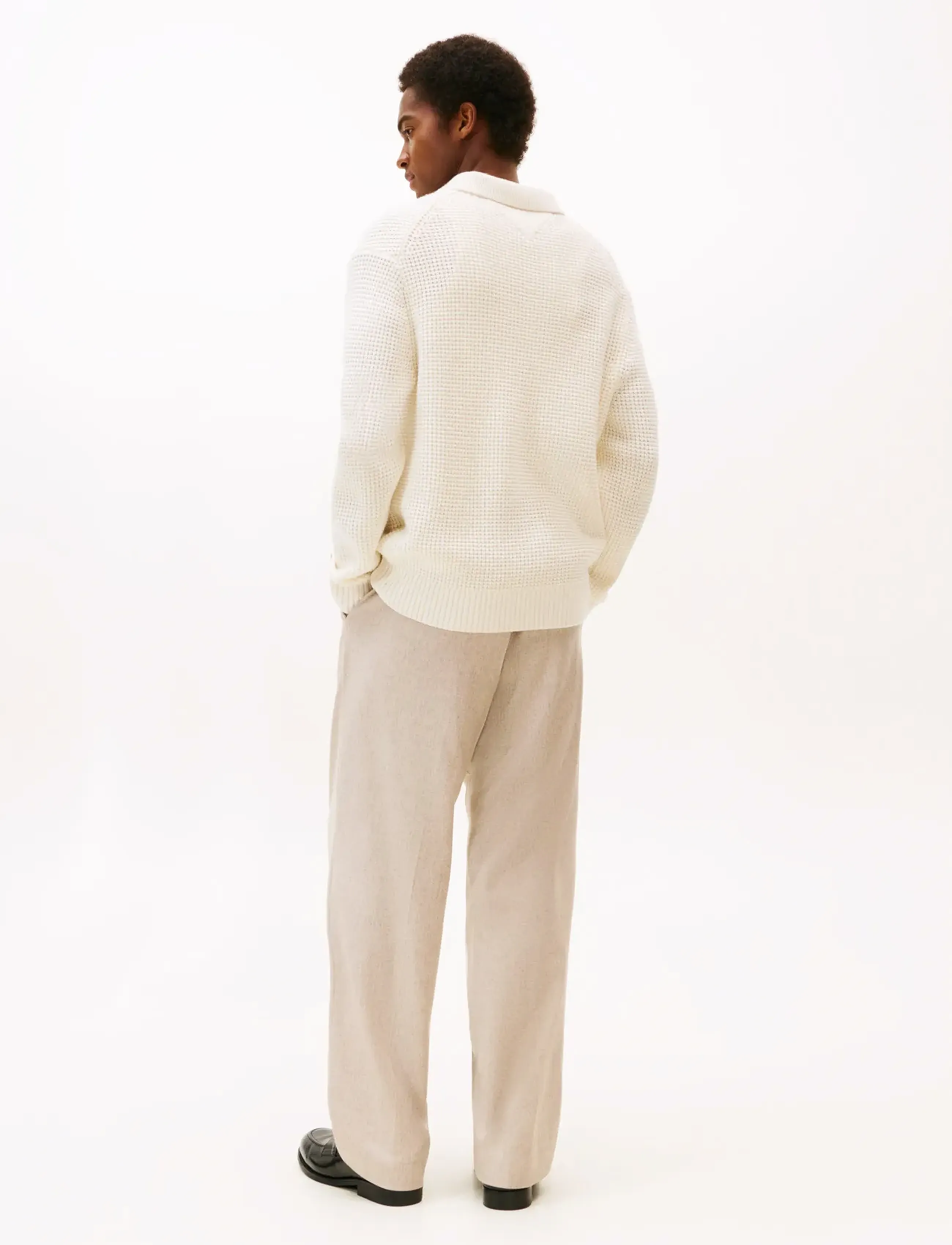Tommy Hilfiger - DC BUTTON UP CARDIGAN - strickmode - ivory petal - 3