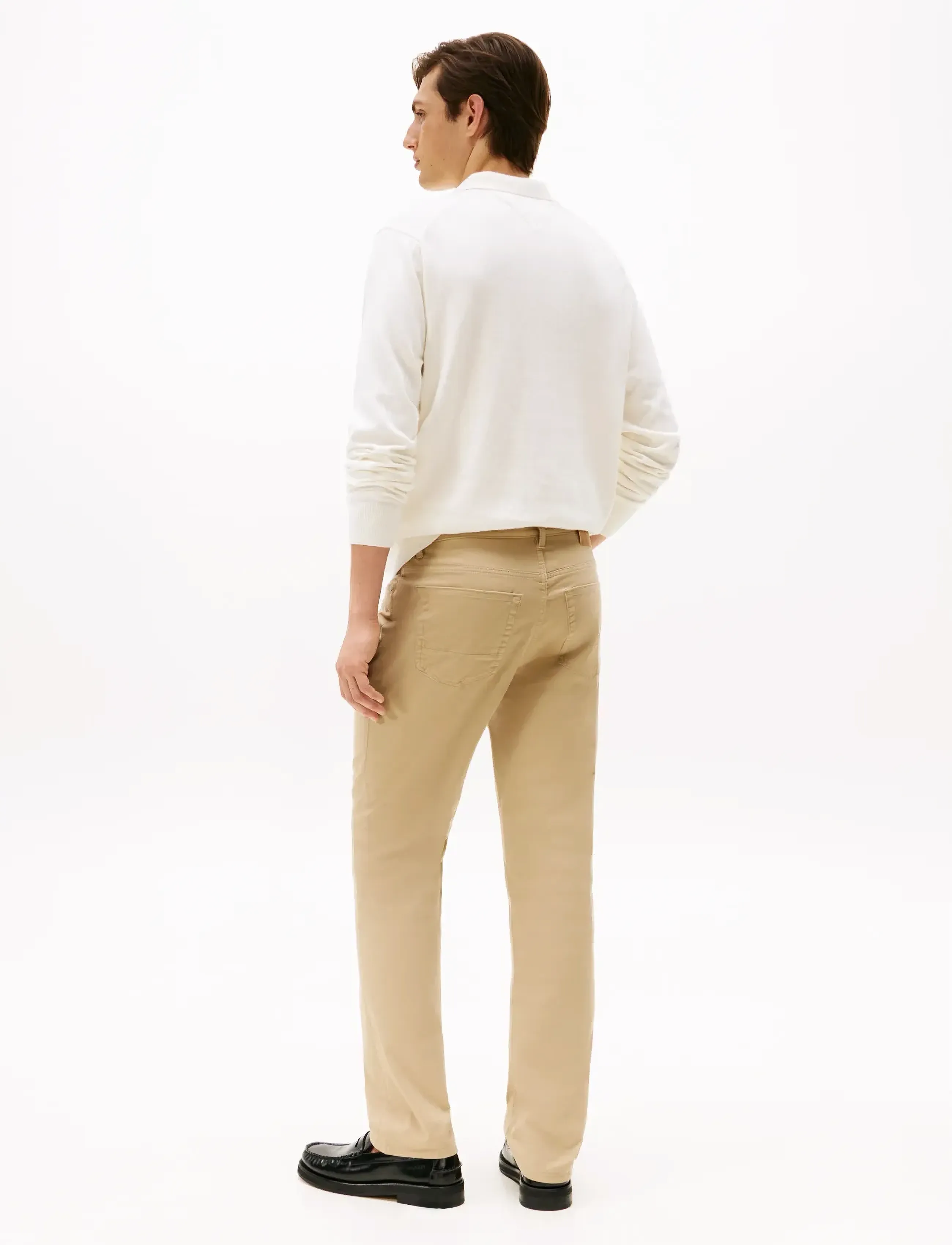 Tommy Hilfiger - DENTON 5PKT ESSENTIAL TWILL - casual trousers - batique khaki - 2