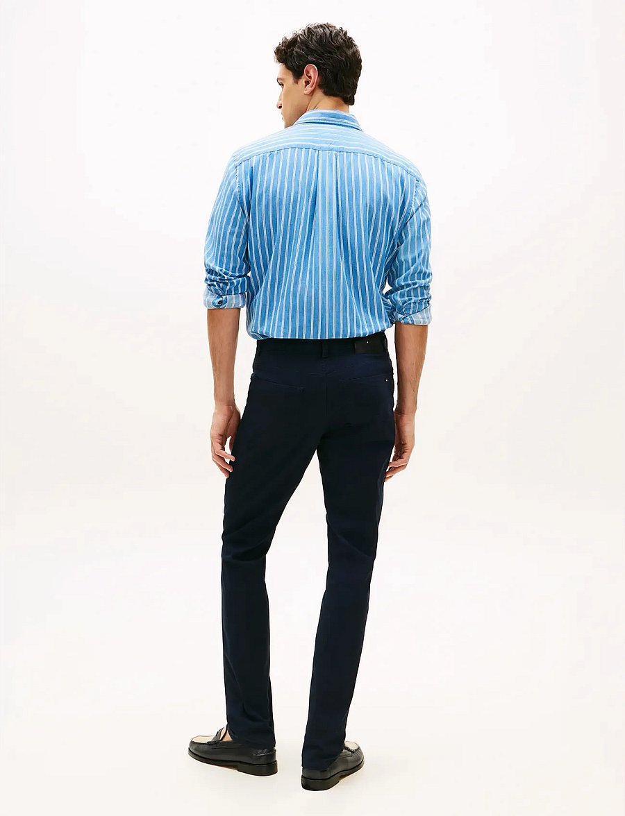Tommy Hilfiger - DENTON 5PKT ESSENTIAL TWILL - rennot housut - navy blue - 2