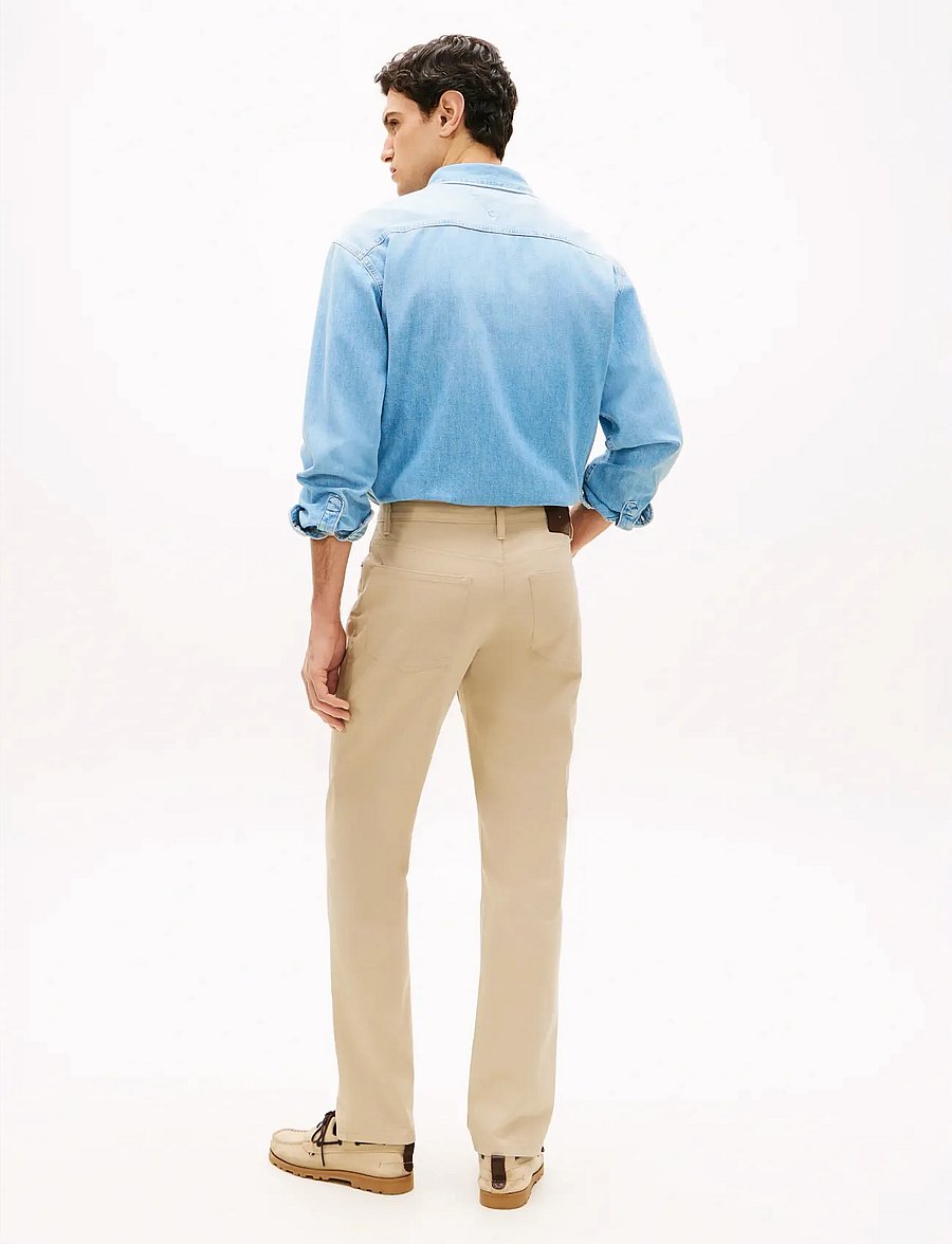 Tommy Hilfiger - DENTON 5PKT ESSENTIAL TWILL - casual byxor - sandalwood - 2