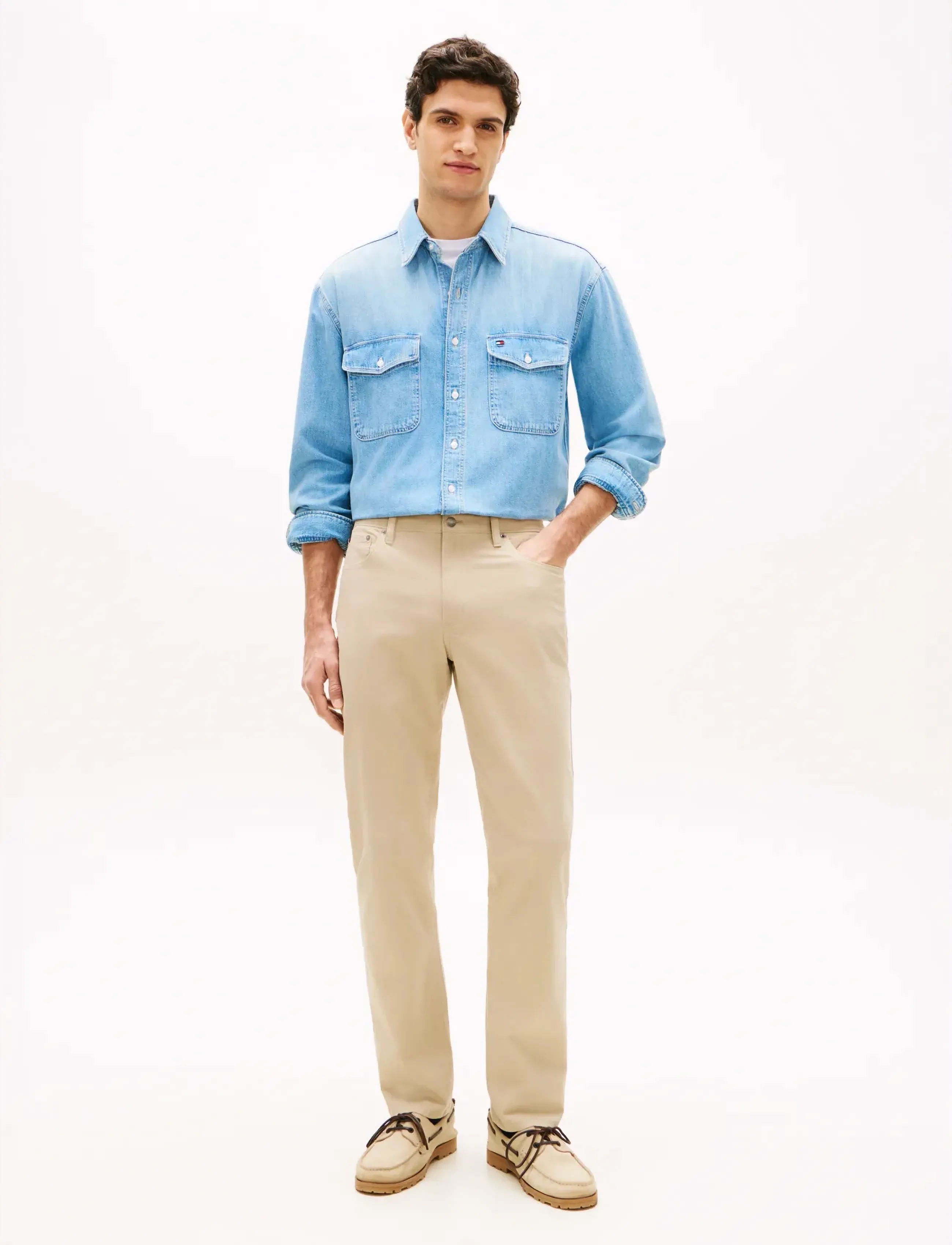 Tommy Hilfiger - DENTON 5PKT ESSENTIAL TWILL - casual - sandalwood - 3