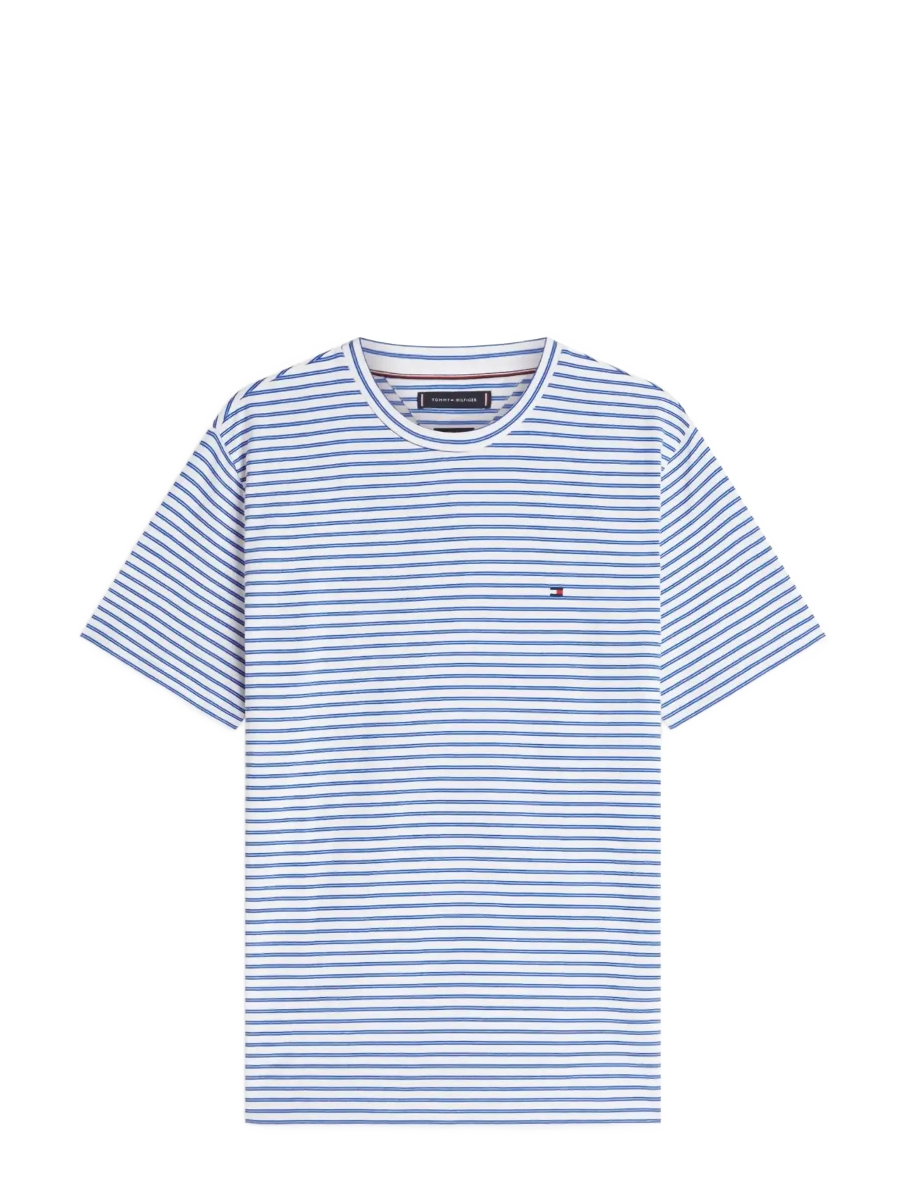 WHITE   REGAL BLUE STRIPE