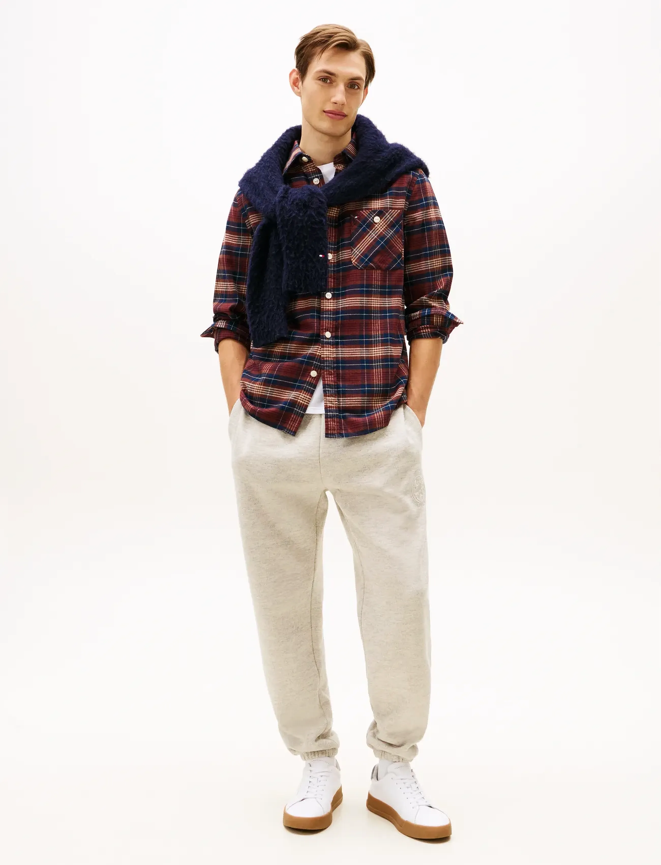 Tommy Hilfiger - FLANNEL TARTAN POCKET RF SHIRT - flannel skyrtur - deep burgundy   check - 2
