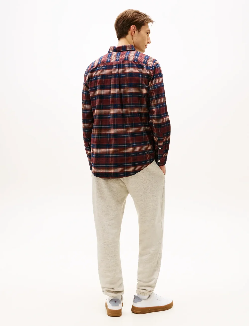 Tommy Hilfiger - FLANNEL TARTAN POCKET RF SHIRT - flanell-hemden - deep burgundy / check - 3