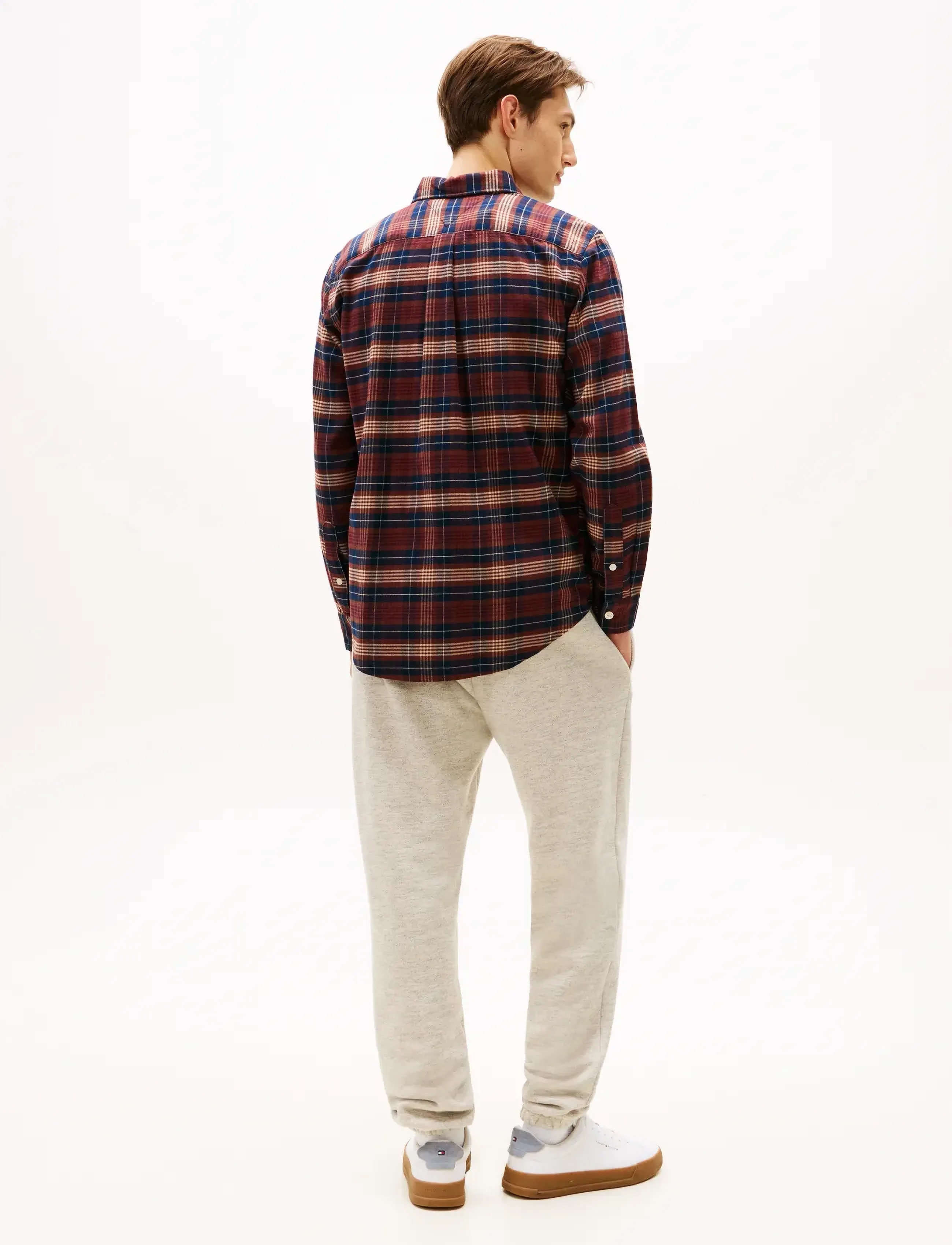 Tommy Hilfiger - FLANNEL TARTAN POCKET RF SHIRT - flannel skyrtur - deep burgundy   check - 3