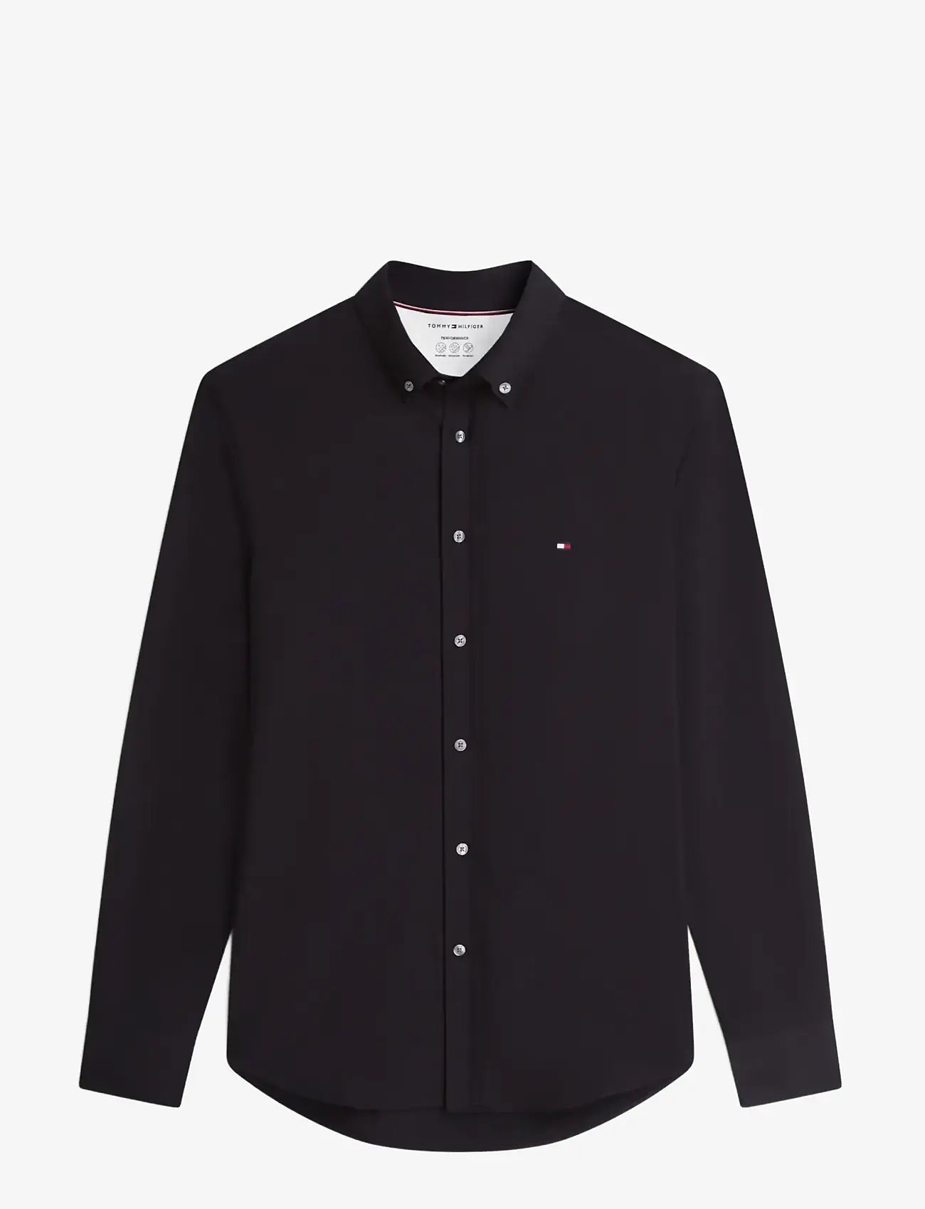 Tommy Hilfiger - PERFORMANCE SF INTERLOCK - casual skjorter - black - 1
