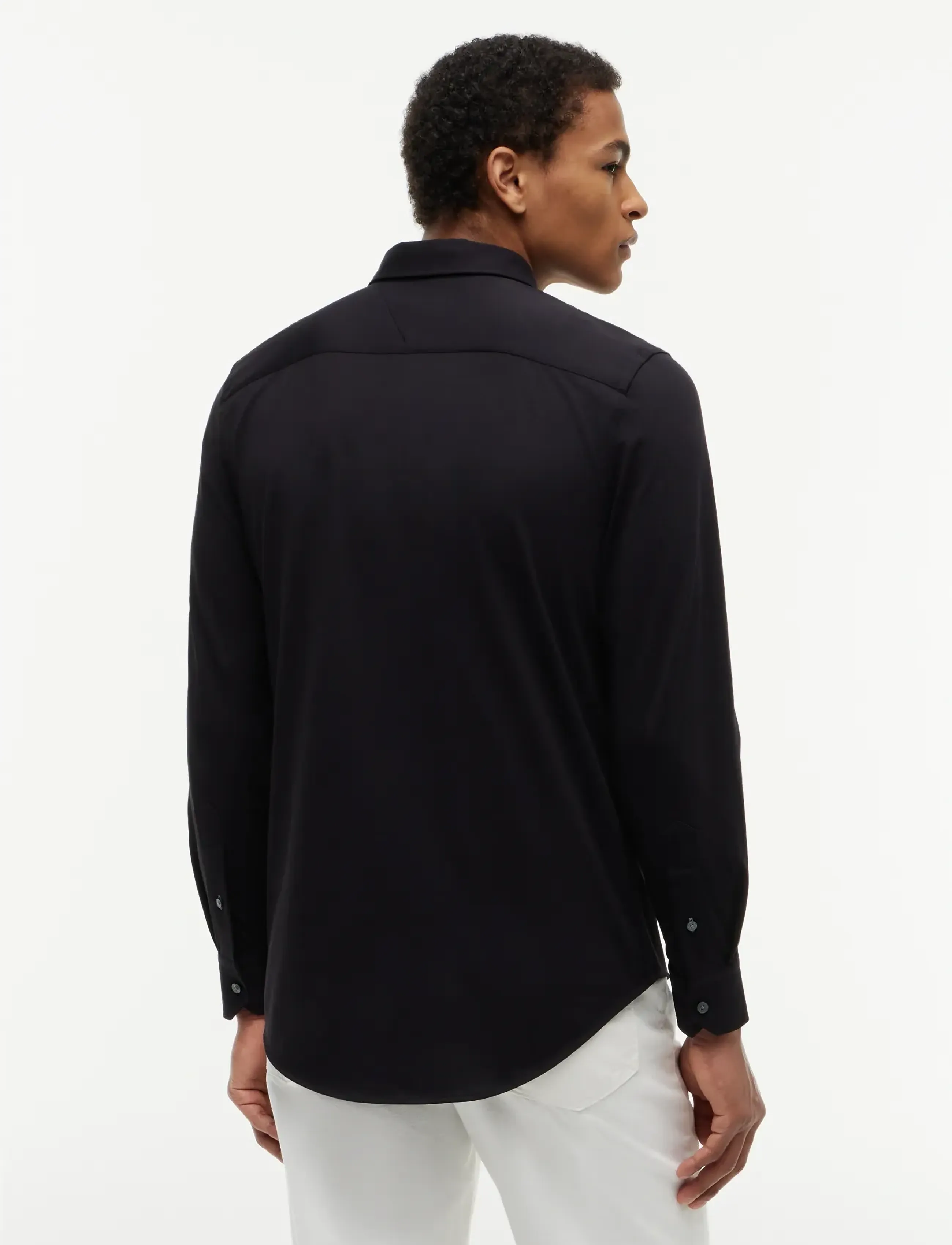Tommy Hilfiger - PERFORMANCE SF INTERLOCK - casual shirts - black - 2