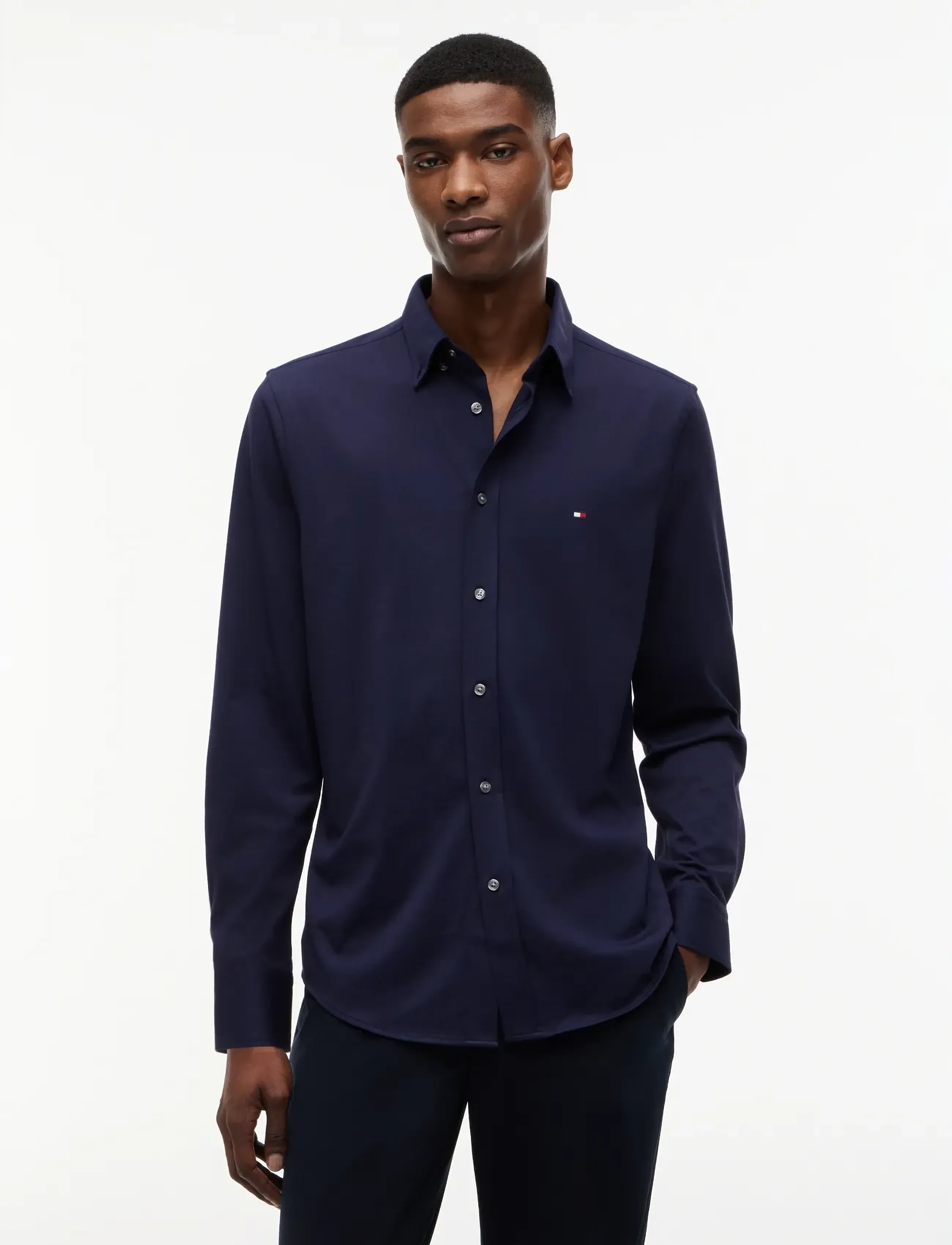Tommy Hilfiger - PERFORMANCE SF INTERLOCK - premium-styles - carbon navy - 0