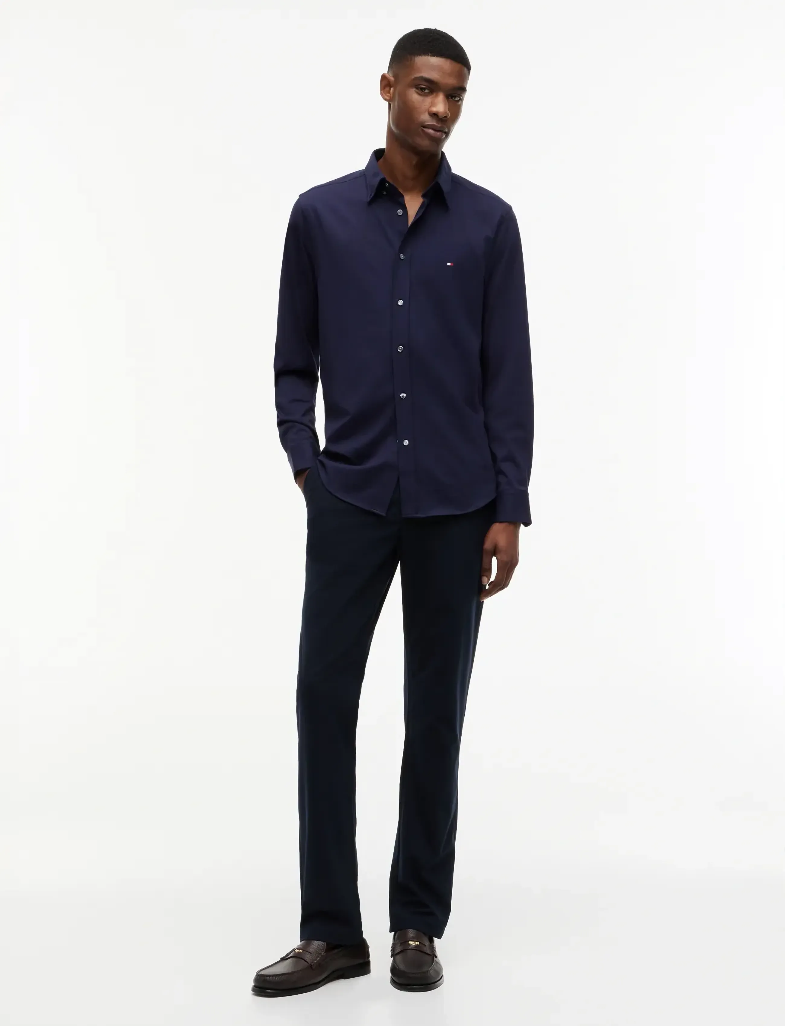Tommy Hilfiger - PERFORMANCE SF INTERLOCK - premium-styles - carbon navy - 4