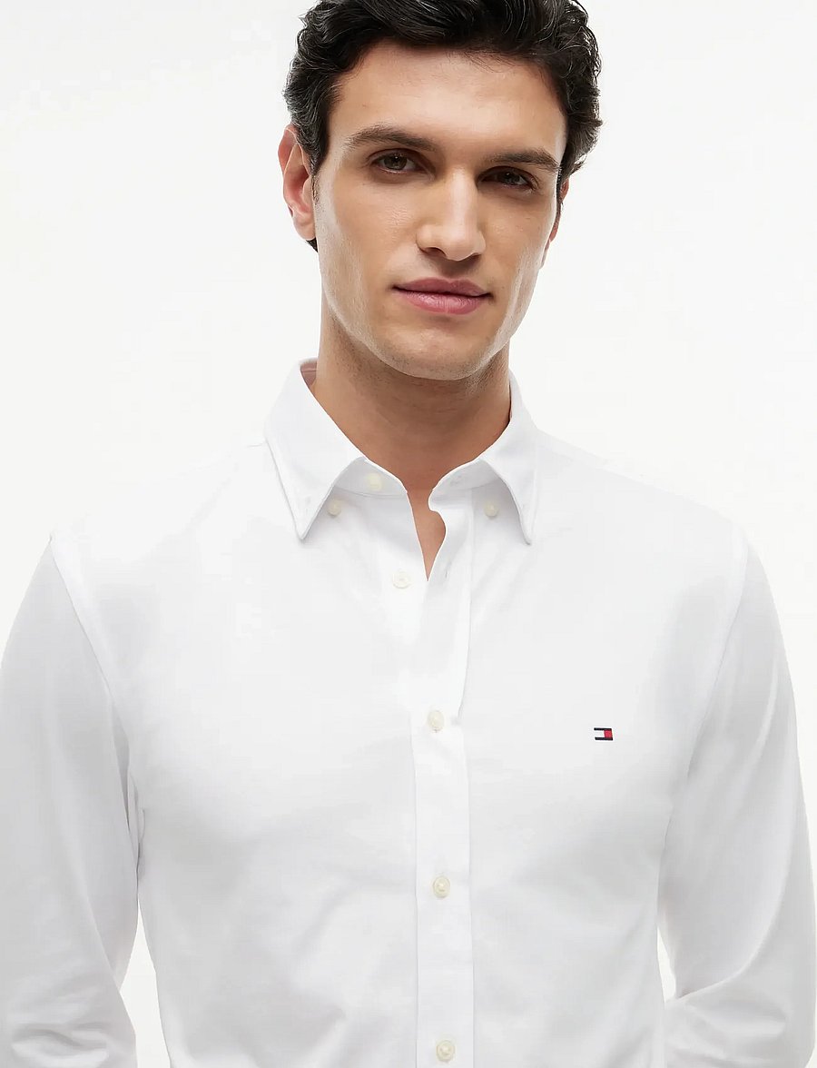 Tommy Hilfiger - PERFORMANCE SF INTERLOCK - vabaajasärgid - white - 3