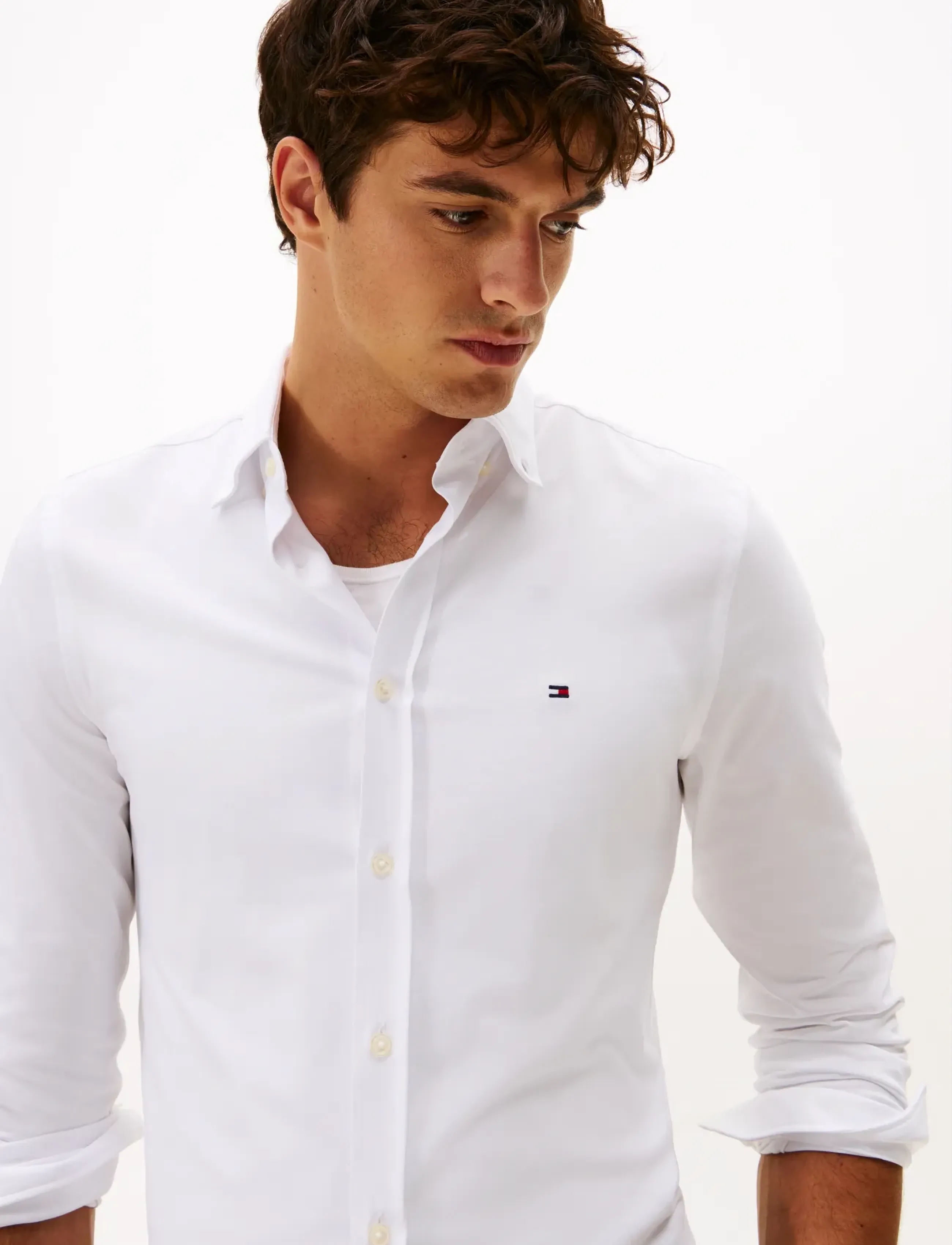 Tommy Hilfiger - PERFORMANCE SF INTERLOCK - casual shirts - white - 5