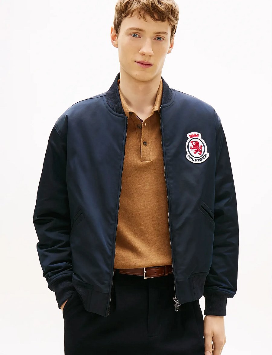 Tommy Hilfiger - RWB CREST BOMBER - vestes de printemps - desert sky - 0