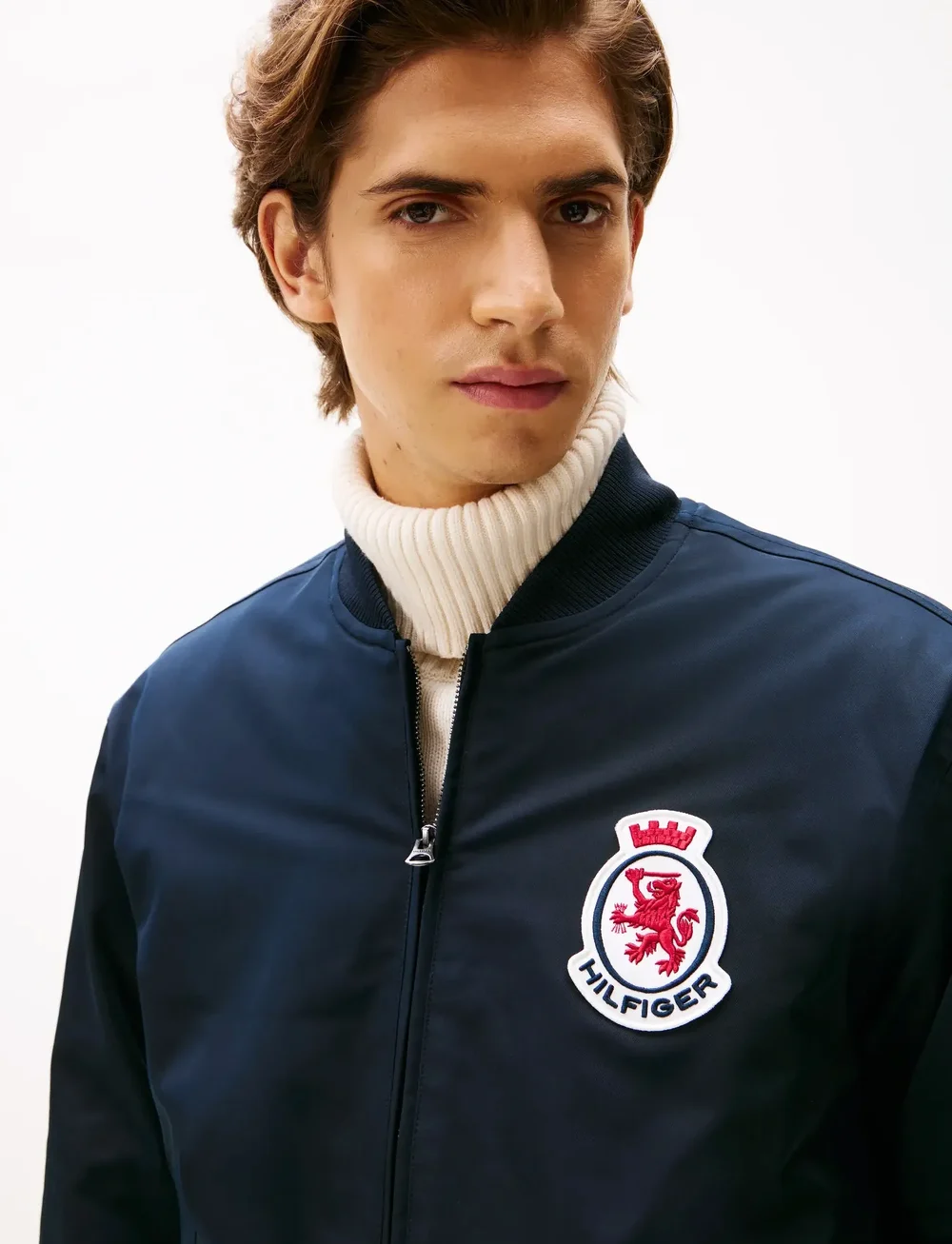 Tommy Hilfiger - RWB CREST BOMBER - rudeninės striukės - desert sky - 4