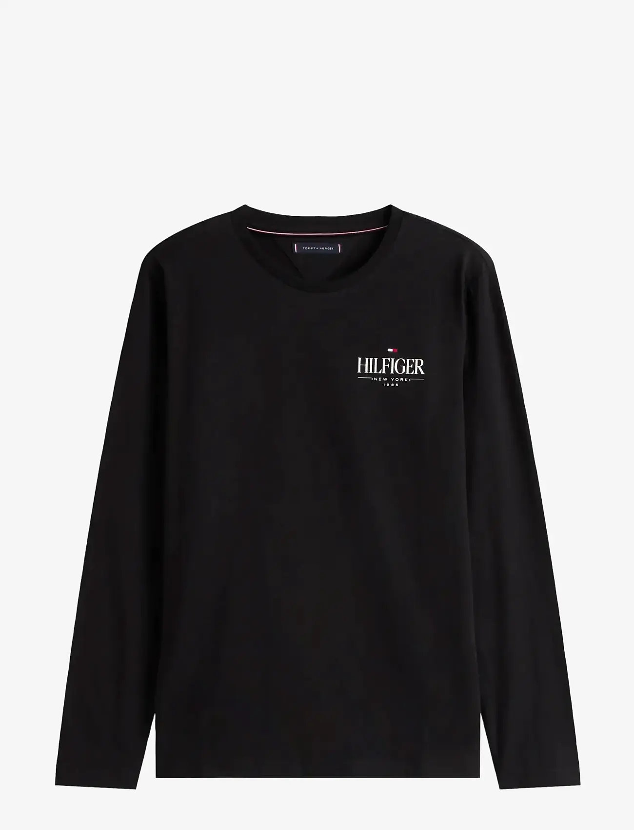 Tommy Hilfiger - HILFIGER STACK LS TEE - efterårstøj - black - 0