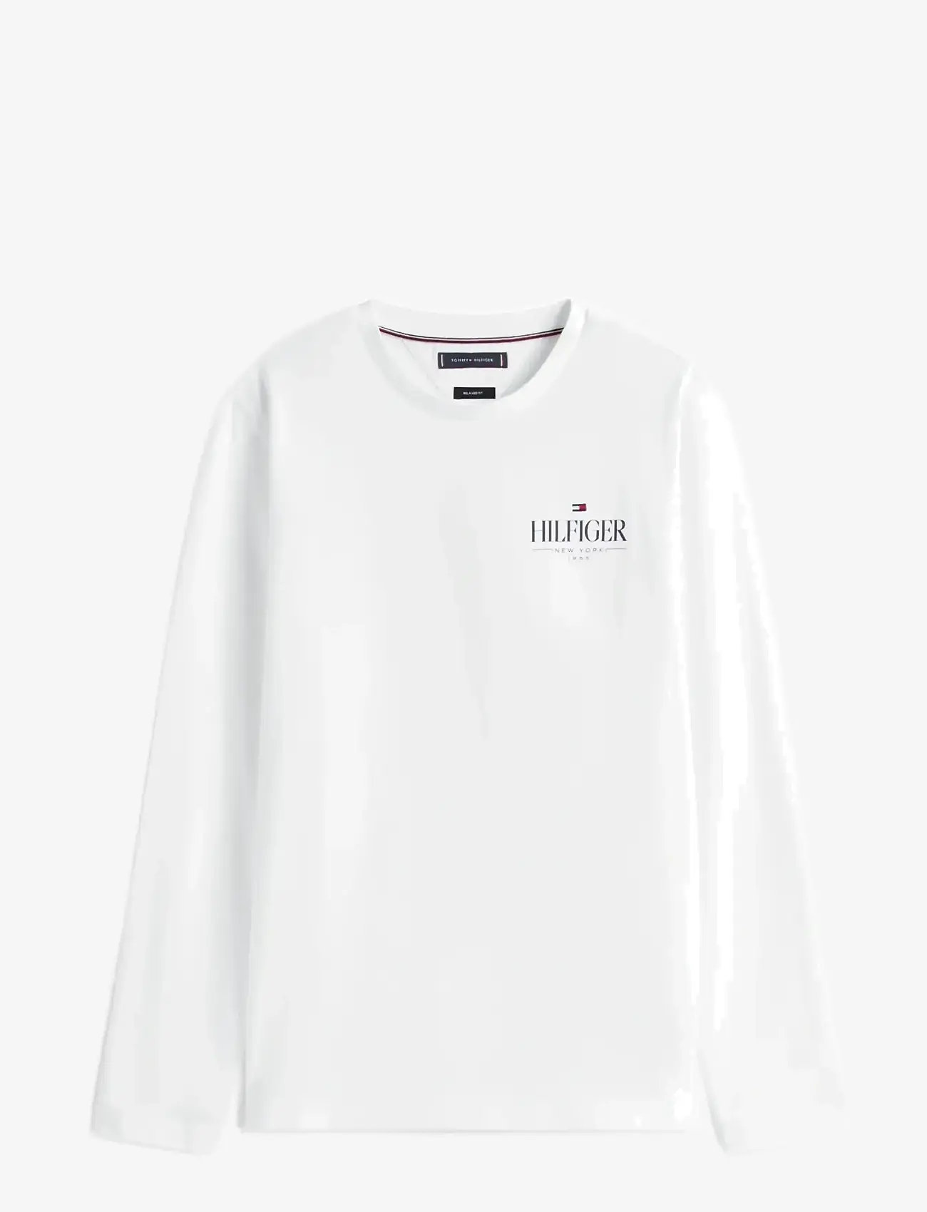 Tommy Hilfiger - HILFIGER STACK LS TEE - höstkläder - white - 1