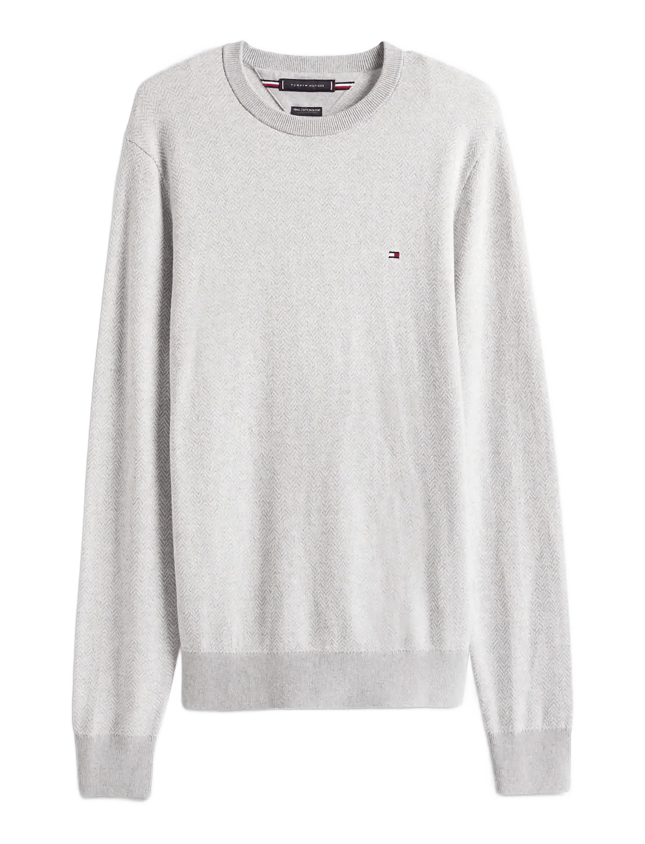 Tommy Hilfiger | Pima Ctn Cash Herringbone Crew | XXXL