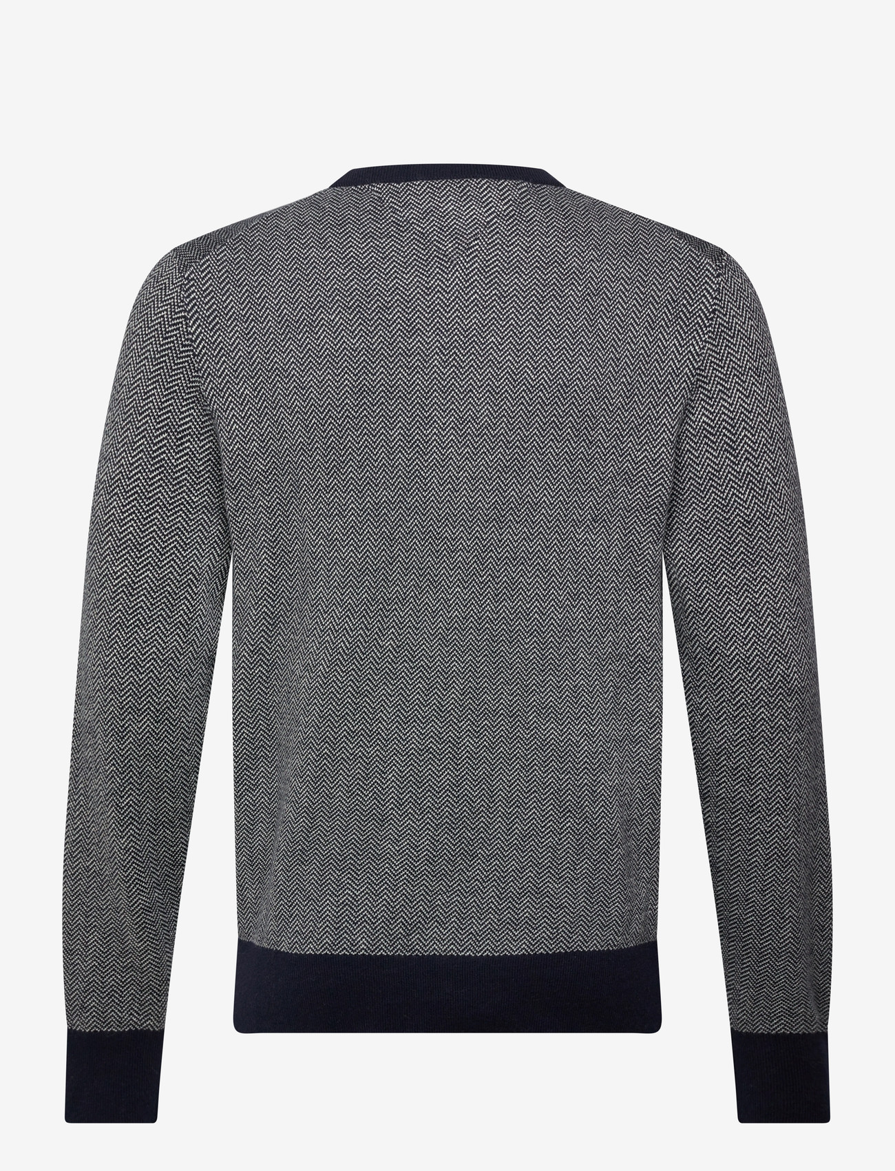 Tommy Hilfiger - PIMA CTN CASH HERRINGBONE CREW - Ümmarguse kaelusega kudumid - desert sky ivory petal - 2