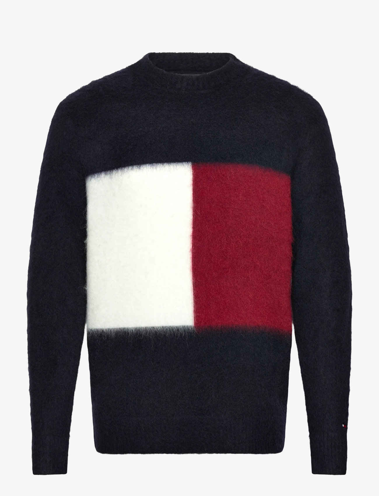 Tommy Hilfiger - ALPACA BLEND BIG FLAG CREW NECK - rundhalsad - desert sky - 1