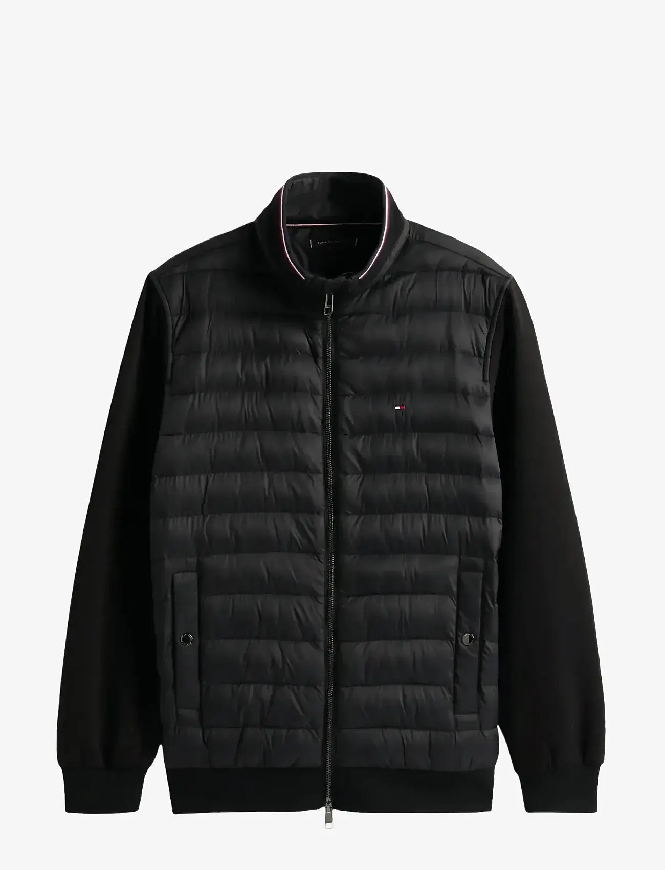 Tommy Hilfiger - MIX MEDIA ESS RWB STAND COLLAR - fodrade jackor - black - 1