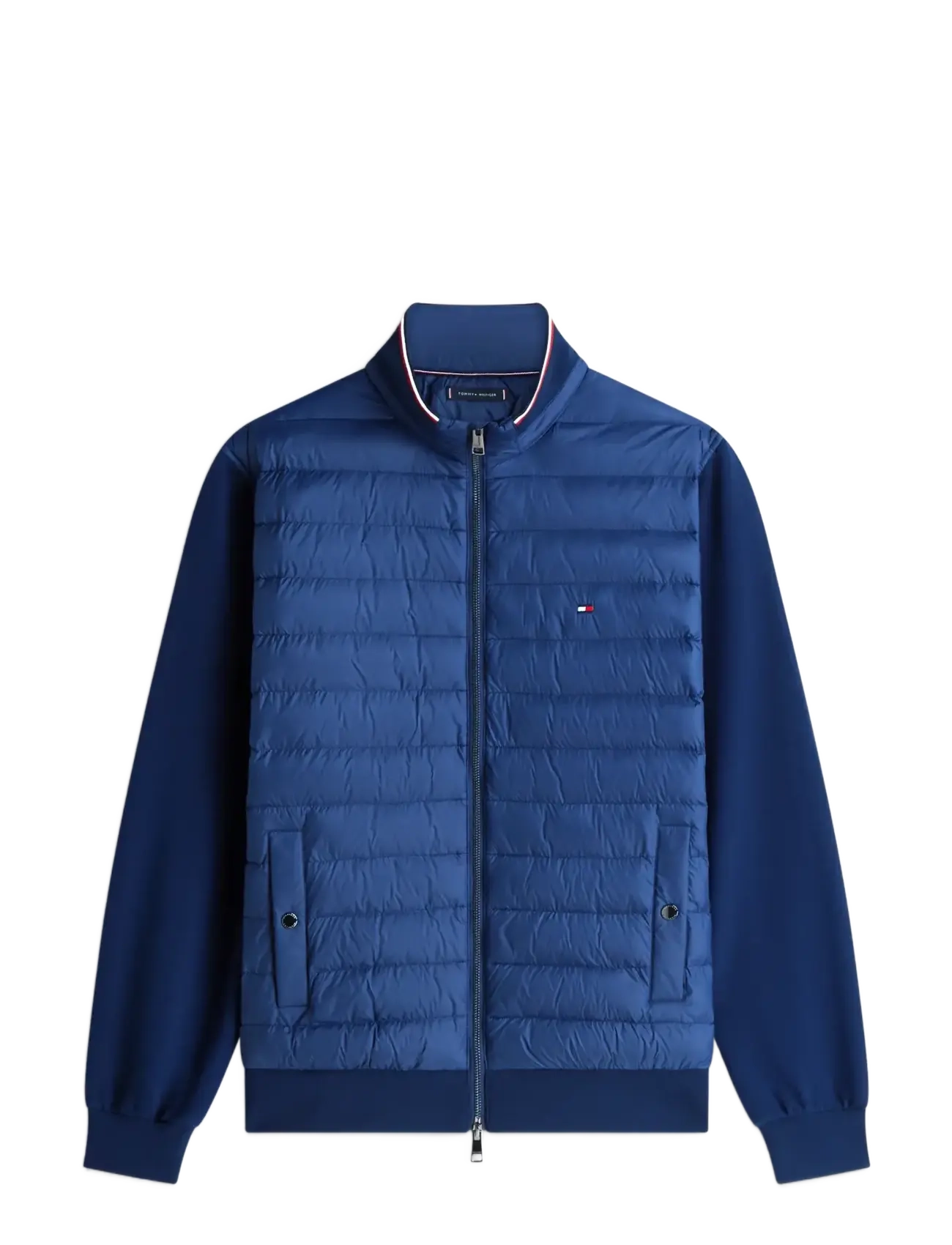 Tommy Hilfiger MIX MEDIA ESS RWB STAND COLLAR - Vinterjackor - CARBON NAVY / navy