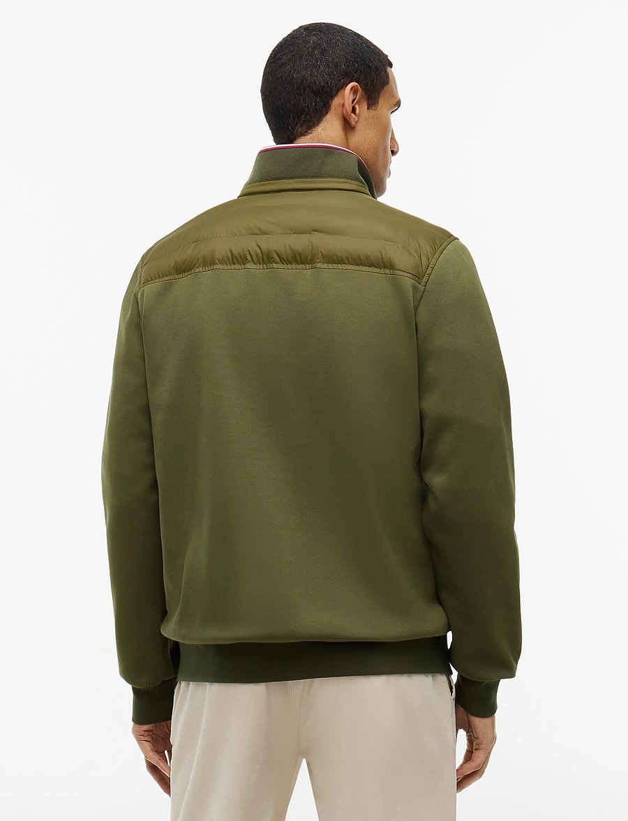 Tommy Hilfiger - MIX MEDIA ESS RWB STAND COLLAR - hybrid-jacken - huntsman green - 2