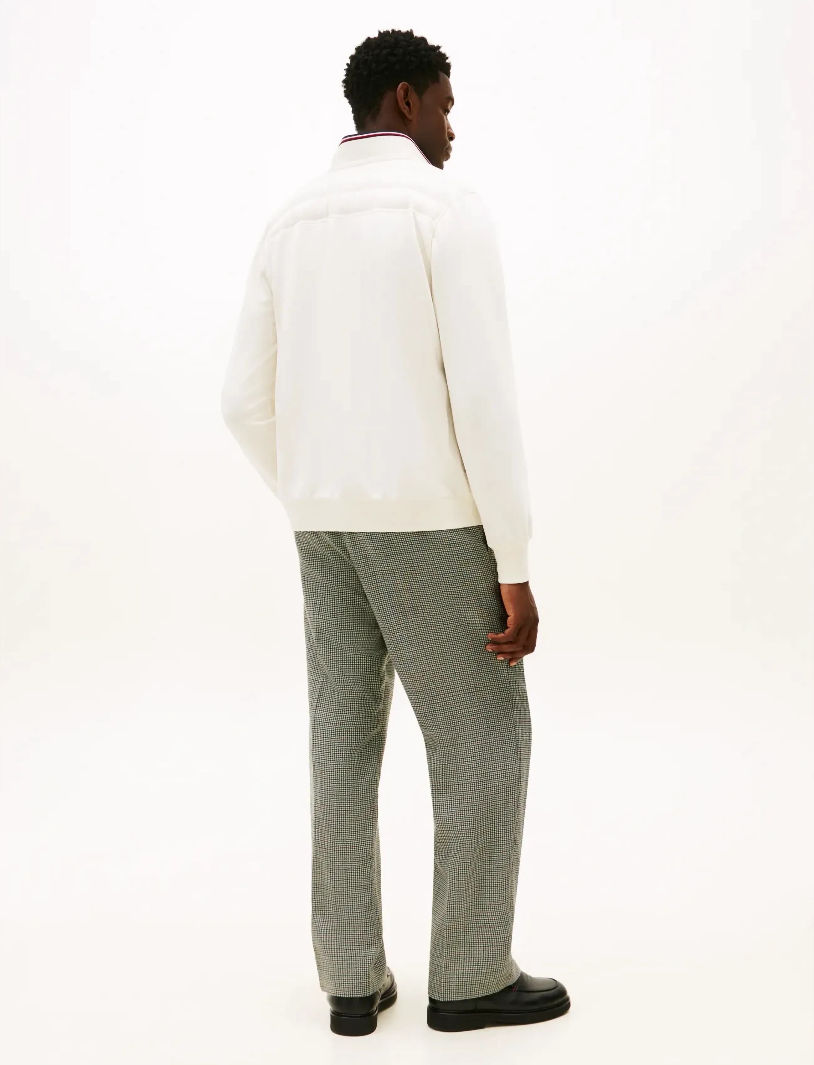 Tommy Hilfiger - MIX MEDIA ESS RWB STAND COLLAR - hybrid jackets  - ivory petal - 3