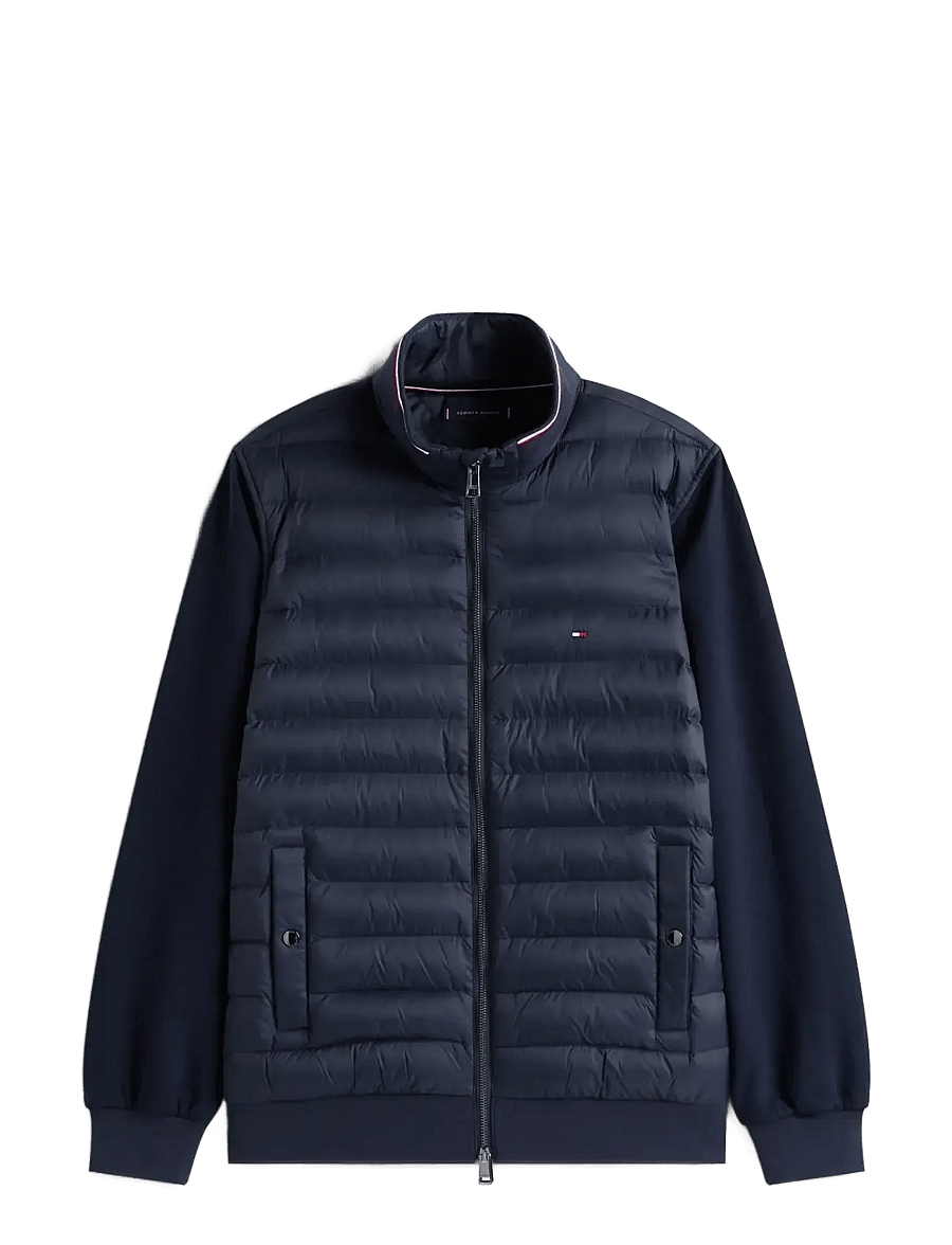 Tommy Hilfiger - MIX MEDIA ESS RWB STAND COLLAR - hübriidjoped - navy blue - 1