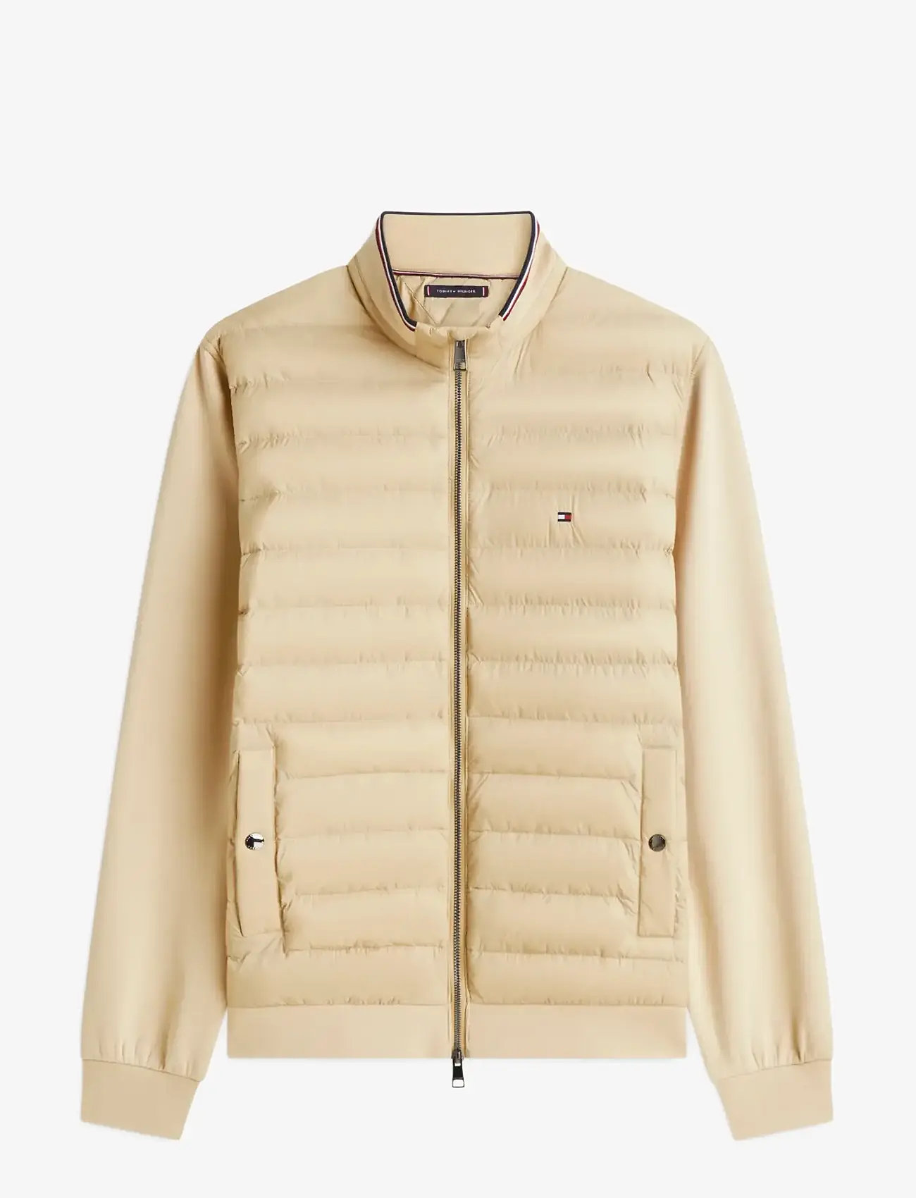 Tommy Hilfiger - MIX MEDIA ESS RWB STAND COLLAR - hybridjakker - sandalwood - 1