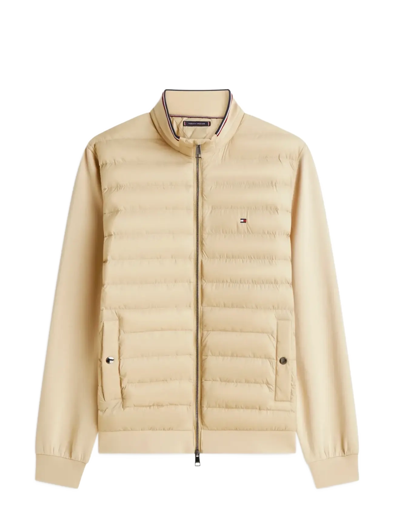 MIX MEDIA ESS RWB STAND COLLAR - SANDALWOOD