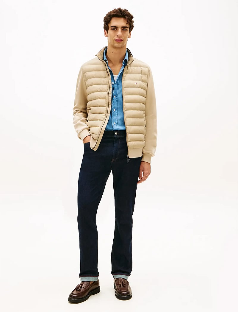Tommy Hilfiger - MIX MEDIA ESS RWB STAND COLLAR - hybridjakker - sandalwood - 3