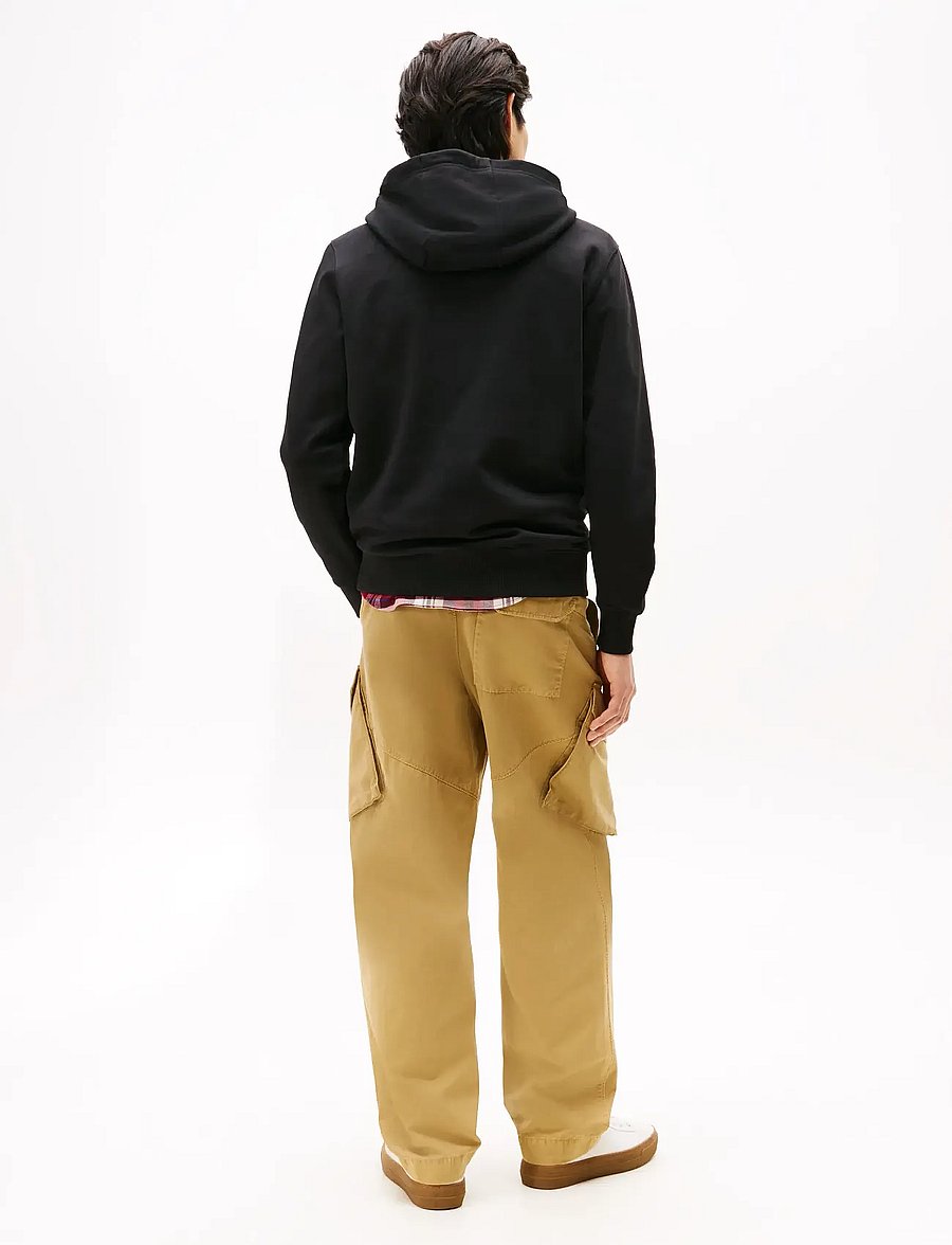 Tommy Hilfiger - LINEAR FLAG GRAPHIC HOODIE - kapuutsiga pusad - black - 3