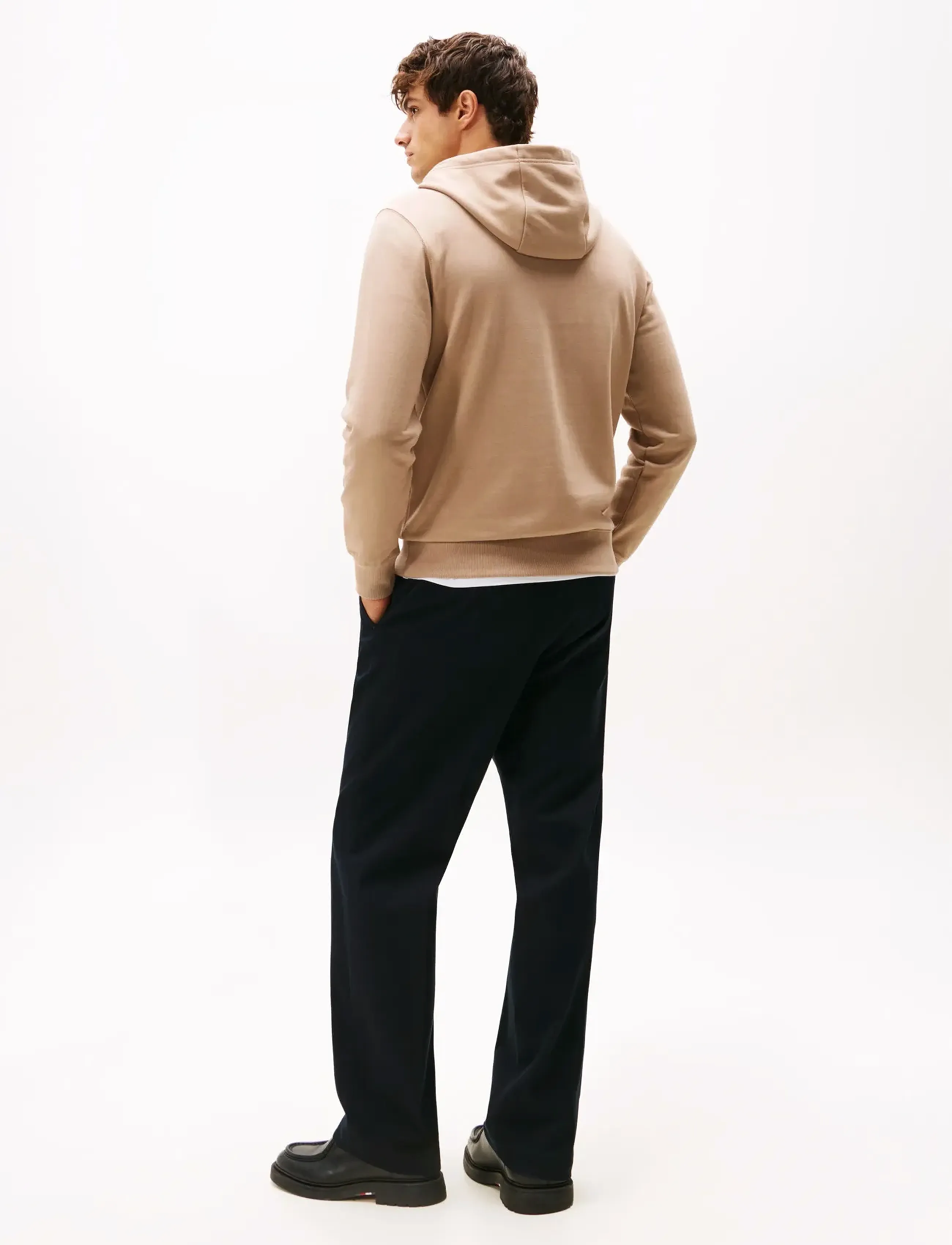 Tommy Hilfiger - LINEAR FLAG GRAPHIC HOODIE - sweats à capuche - coastal taupe - 3