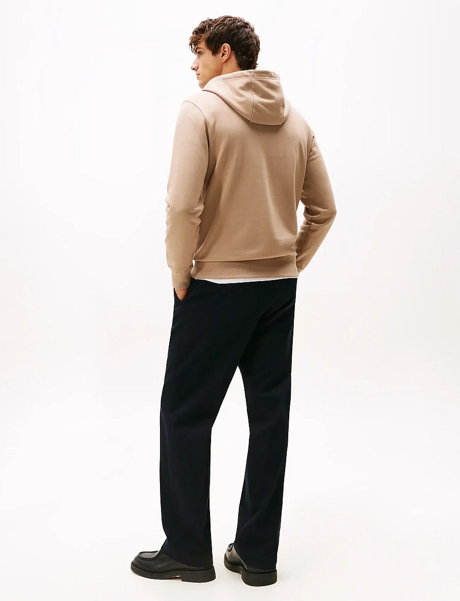 Tommy Hilfiger - LINEAR FLAG GRAPHIC HOODIE - kapuutsiga pusad - coastal taupe - 3