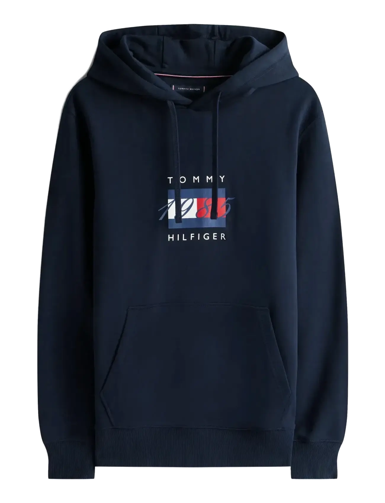 TOMMY HILFIGER Linear Flag Graphic Hoodie Navy - S - Herren