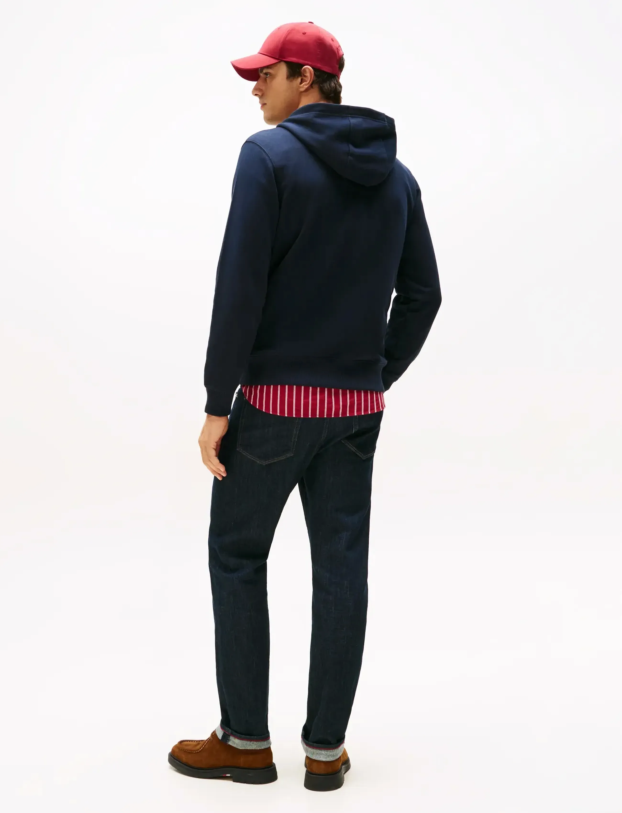 Tommy Hilfiger - LINEAR FLAG GRAPHIC HOODIE - bluzy z kapturem - desert sky - 3