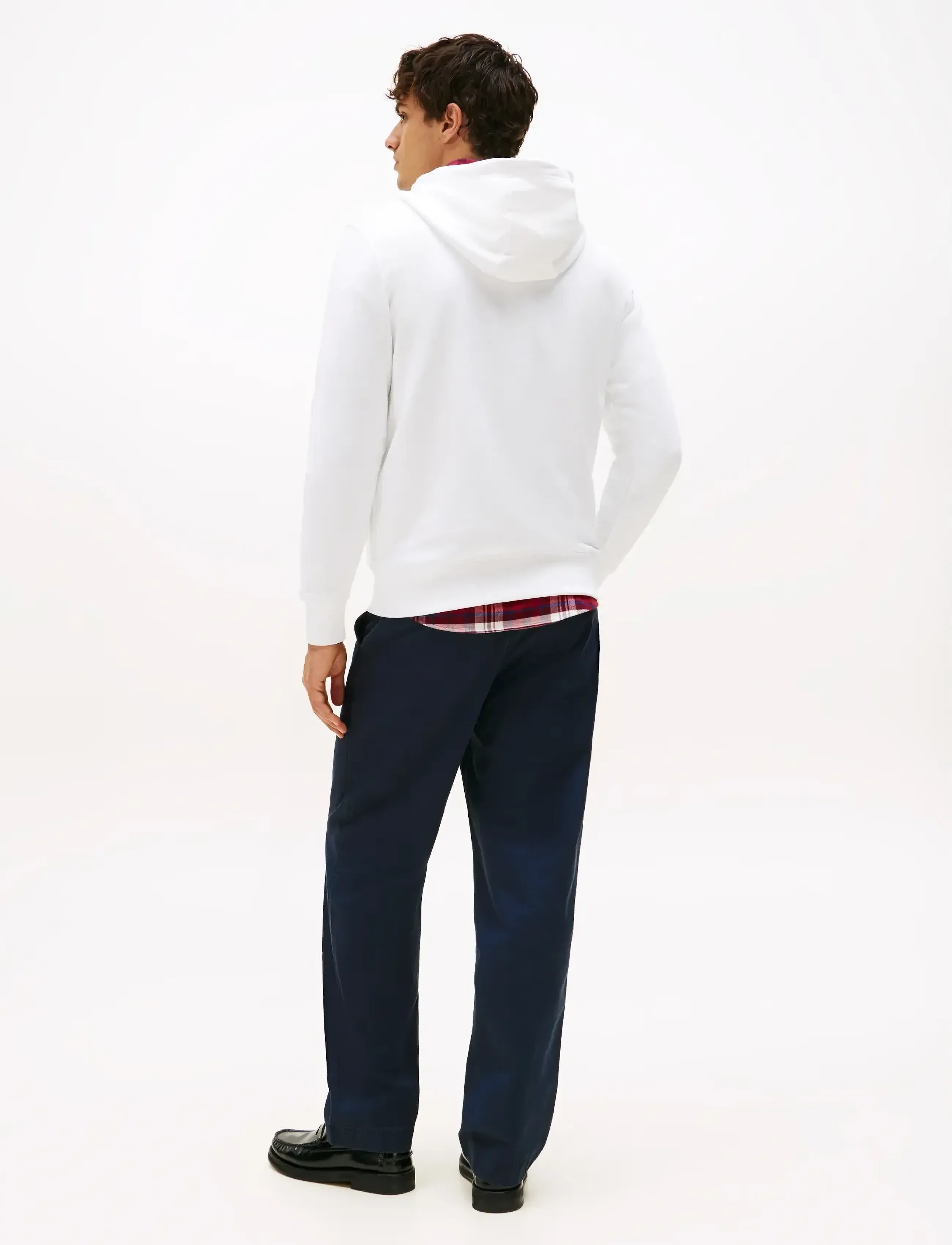 Tommy Hilfiger - LINEAR FLAG GRAPHIC HOODIE - kapuutsiga dressipluusid - white - 3