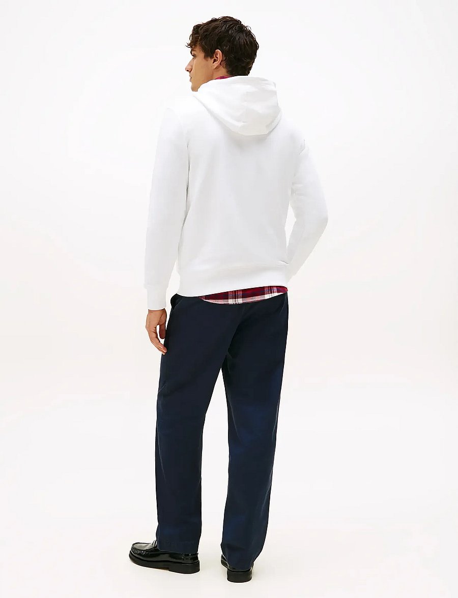 Tommy Hilfiger - LINEAR FLAG GRAPHIC HOODIE - hættetrøjer - white - 3