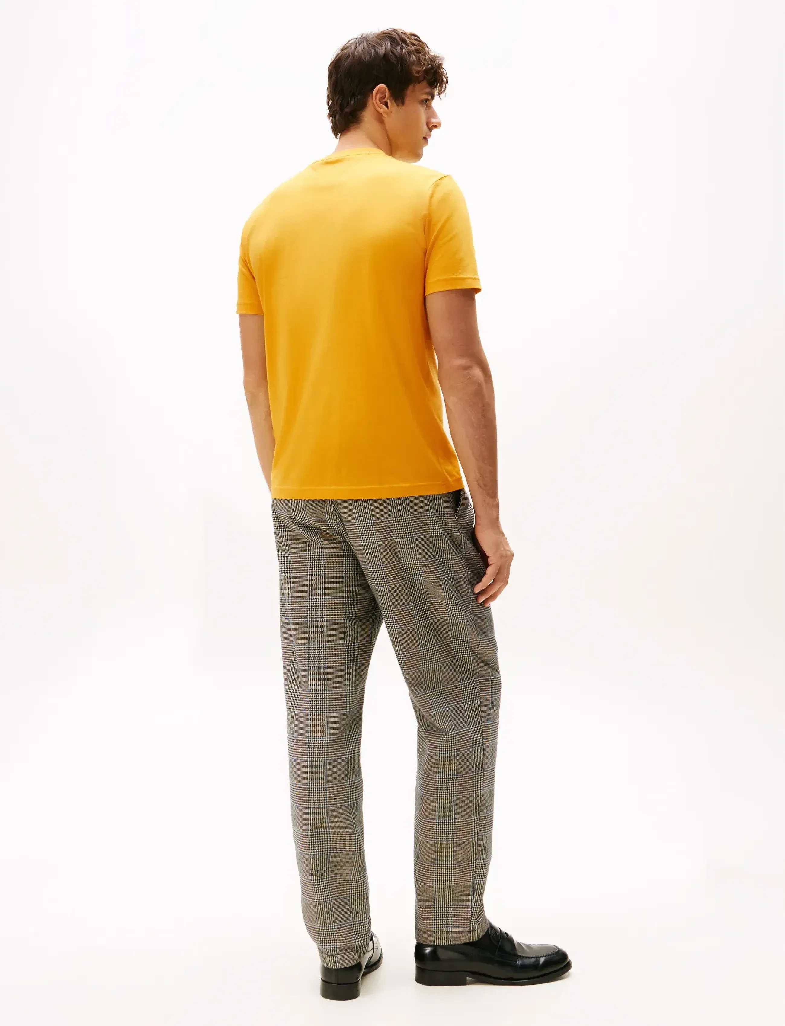 Tommy Hilfiger - LINEAR FLAG GRAPHIC TEE - kortärmade t-shirts - countryside yellow - 3