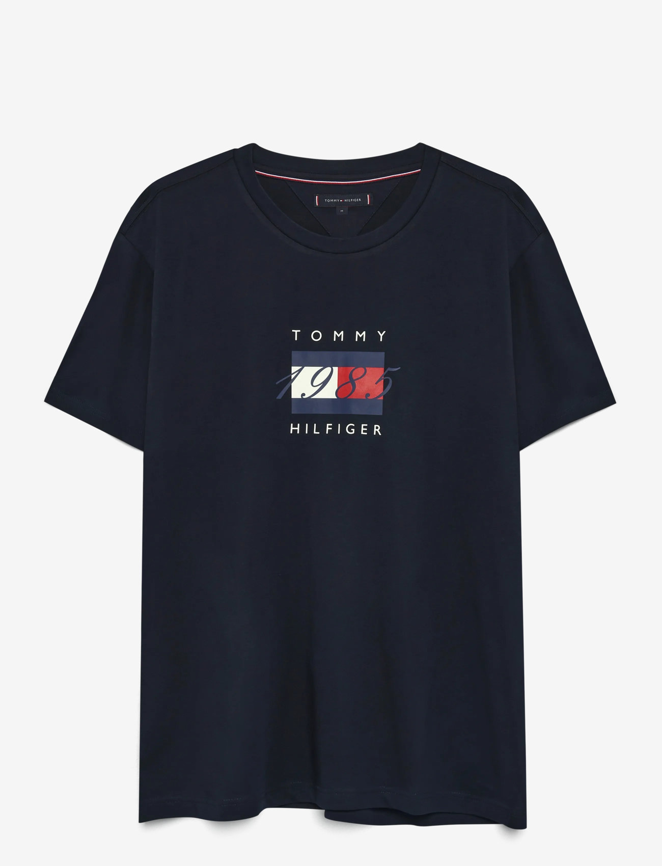 Tommy Hilfiger - LINEAR FLAG GRAPHIC TEE - herbstliche kleidung - desert sky - 0