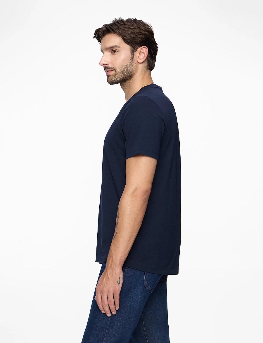 Tommy Hilfiger - LINEAR FLAG GRAPHIC TEE - short-sleeved t-shirts - desert sky - 3