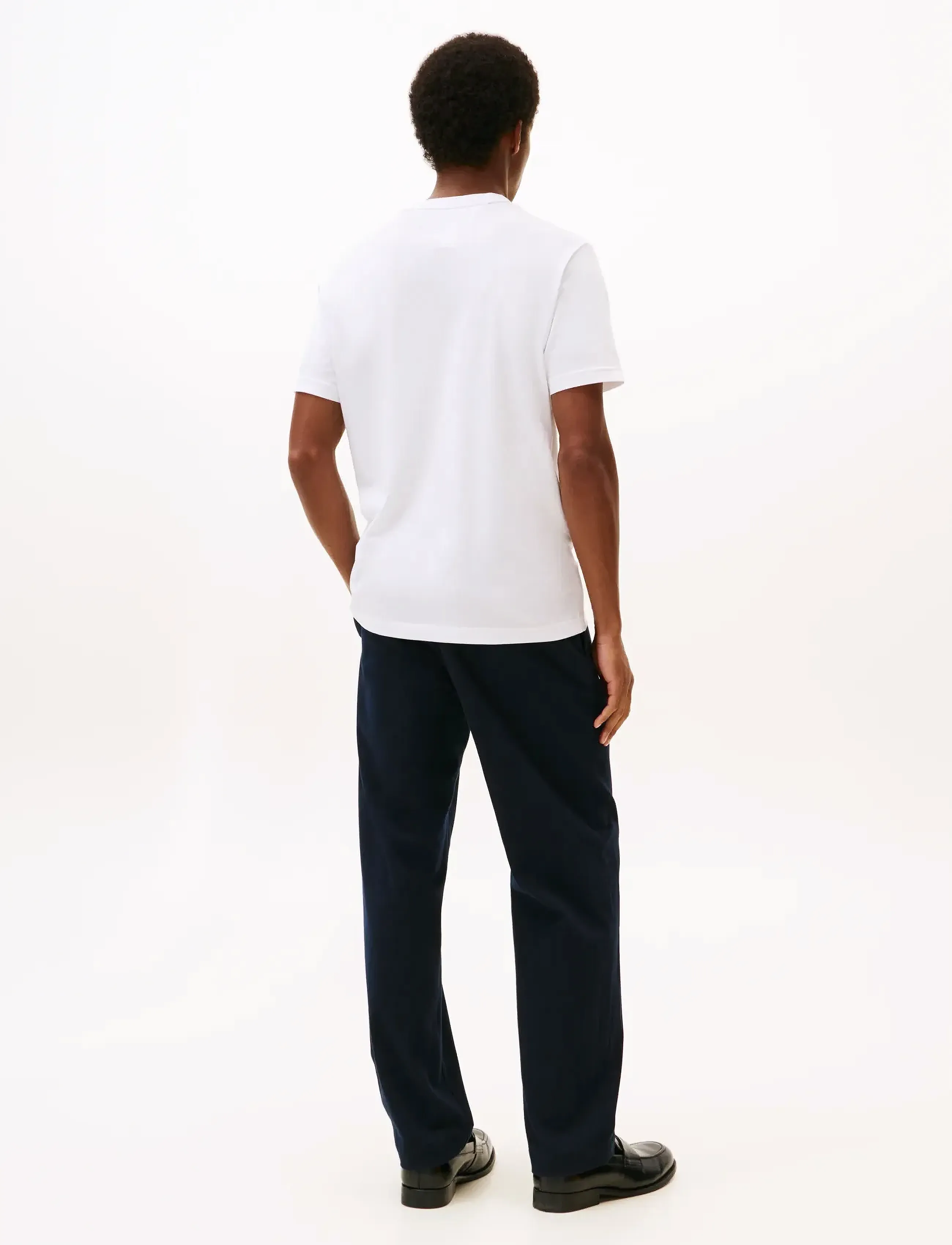 Tommy Hilfiger - LINEAR FLAG GRAPHIC TEE - krótki rękaw - white - 3