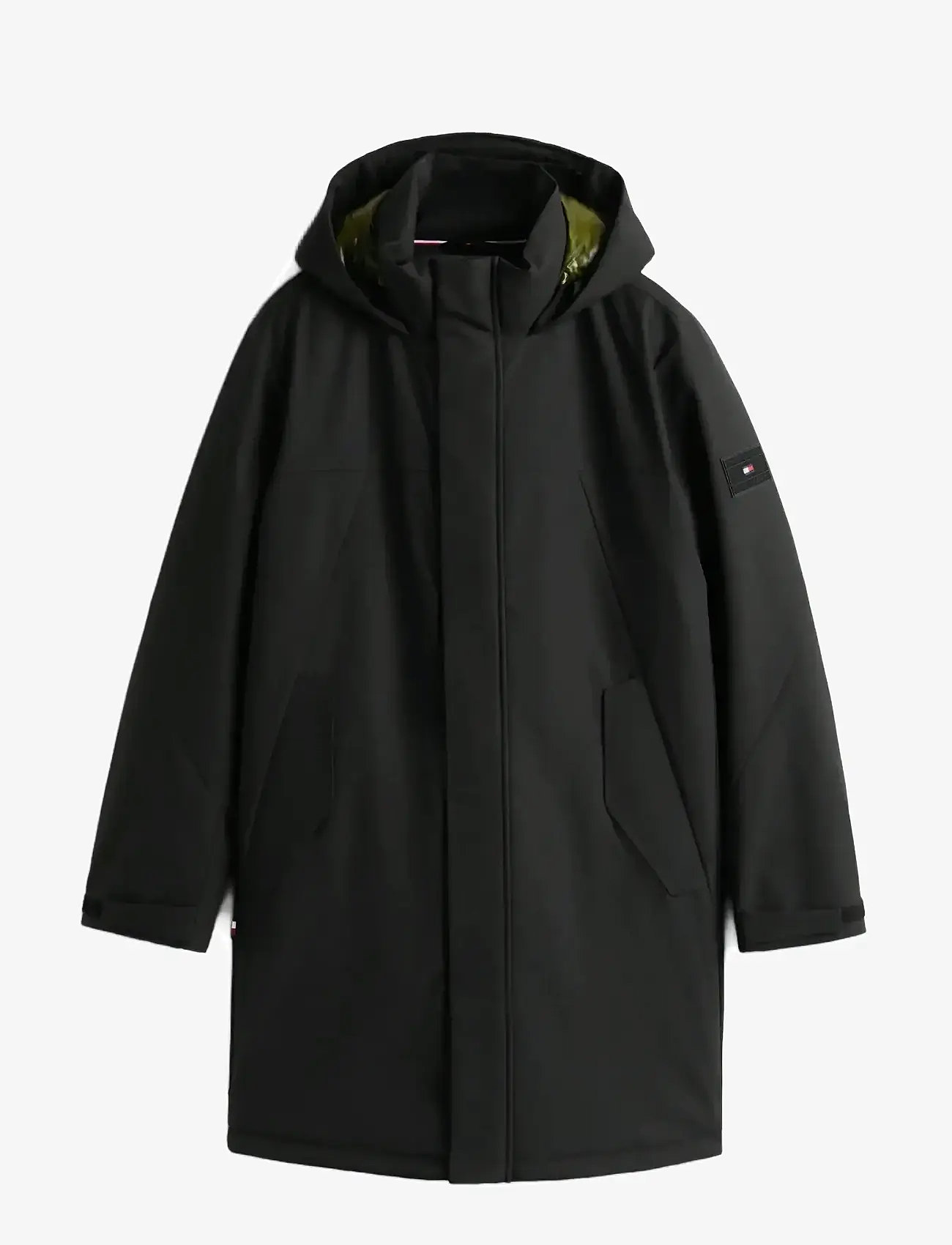 Tommy Hilfiger - TECH HOODED PADDED PARKA - vinterjackor - black - 1