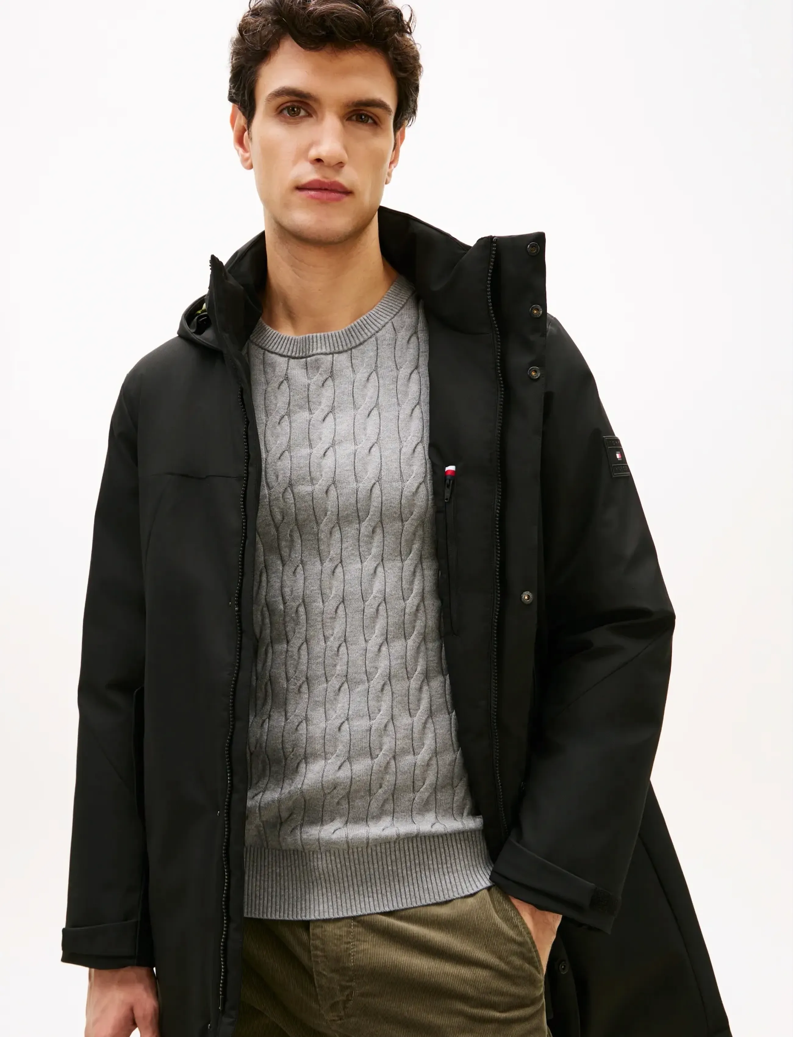 Tommy Hilfiger - TECH HOODED PADDED PARKA - parkas - black - 2