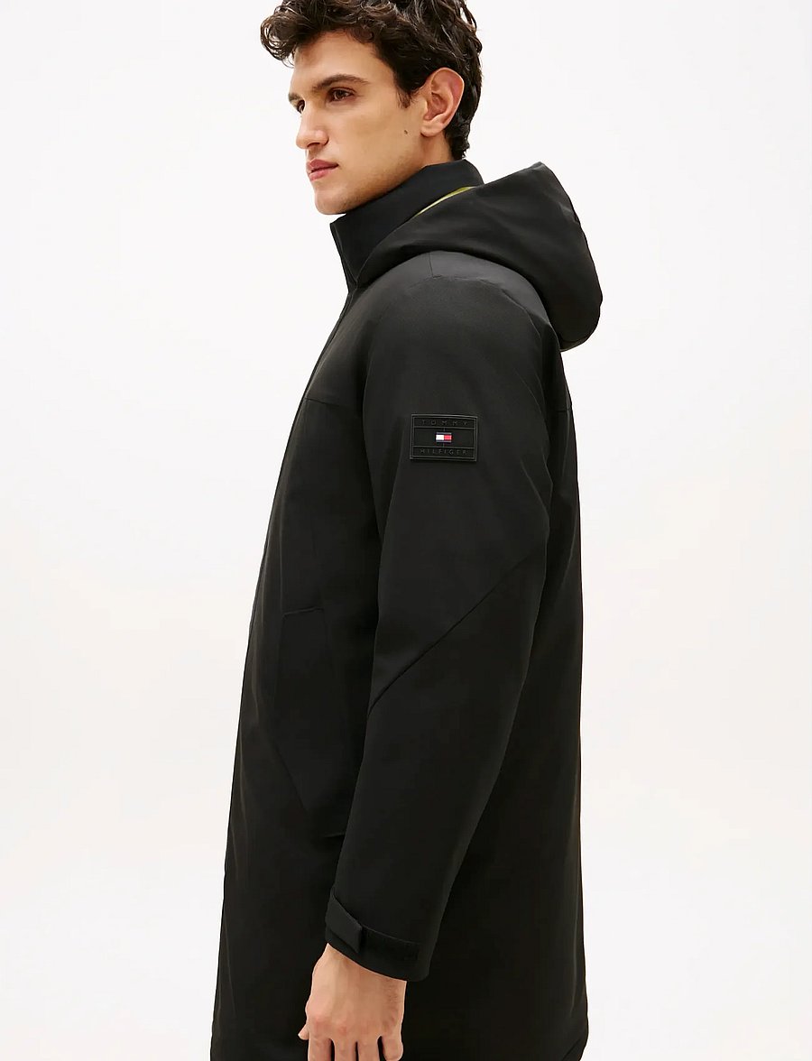 Tommy Hilfiger - TECH HOODED PADDED PARKA - parkas - black - 3