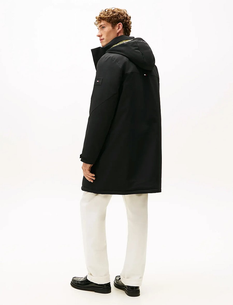 Tommy Hilfiger - TECH HOODED PADDED PARKA - parkas - black - 4
