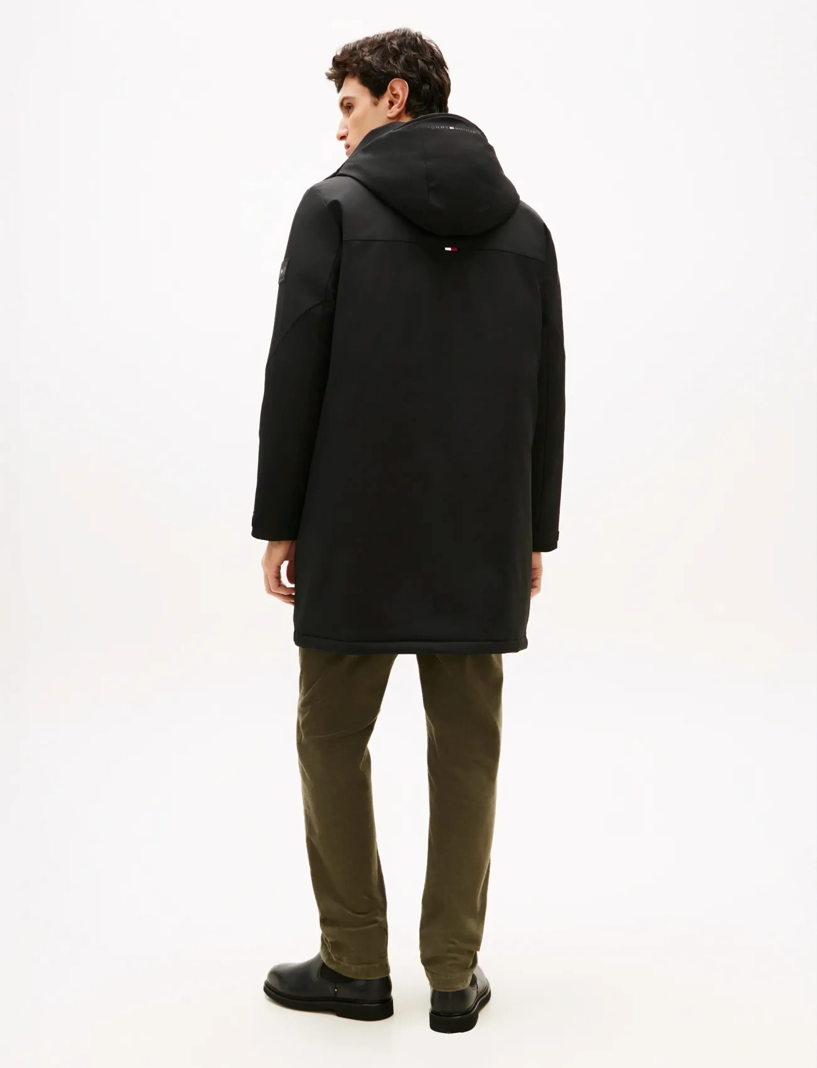 Tommy Hilfiger - TECH HOODED PADDED PARKA - parkas - black - 5