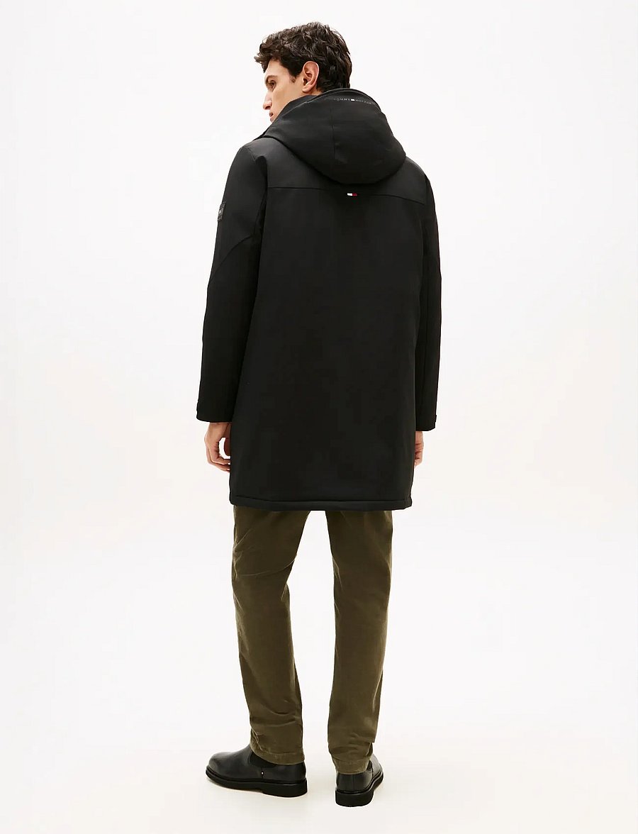 Tommy Hilfiger - TECH HOODED PADDED PARKA - parkas - black - 5