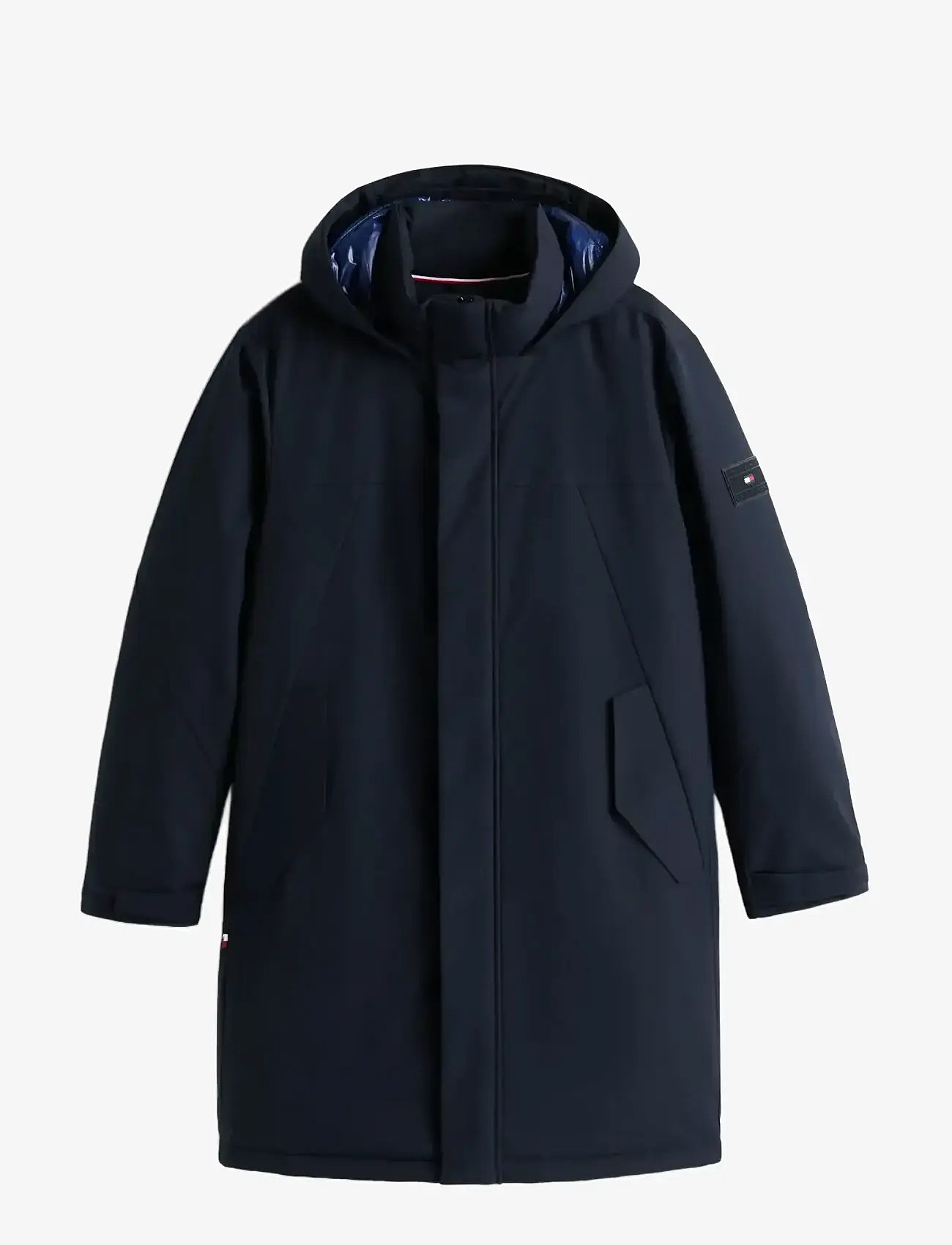 Tommy Hilfiger - TECH HOODED PADDED PARKA - talvejoped - desert sky - 1