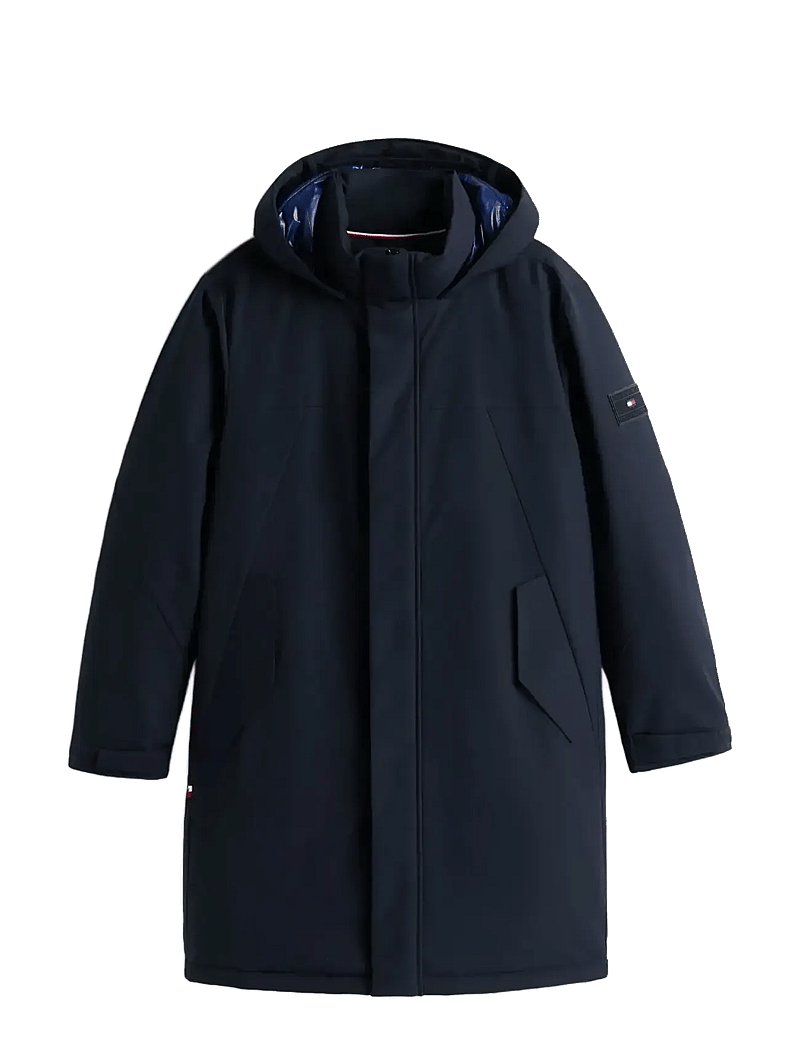 Tommy Hilfiger - TECH HOODED PADDED PARKA - talvejoped - desert sky - 1