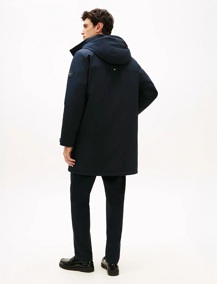 Tommy Hilfiger - TECH HOODED PADDED PARKA - parkas - desert sky - 2